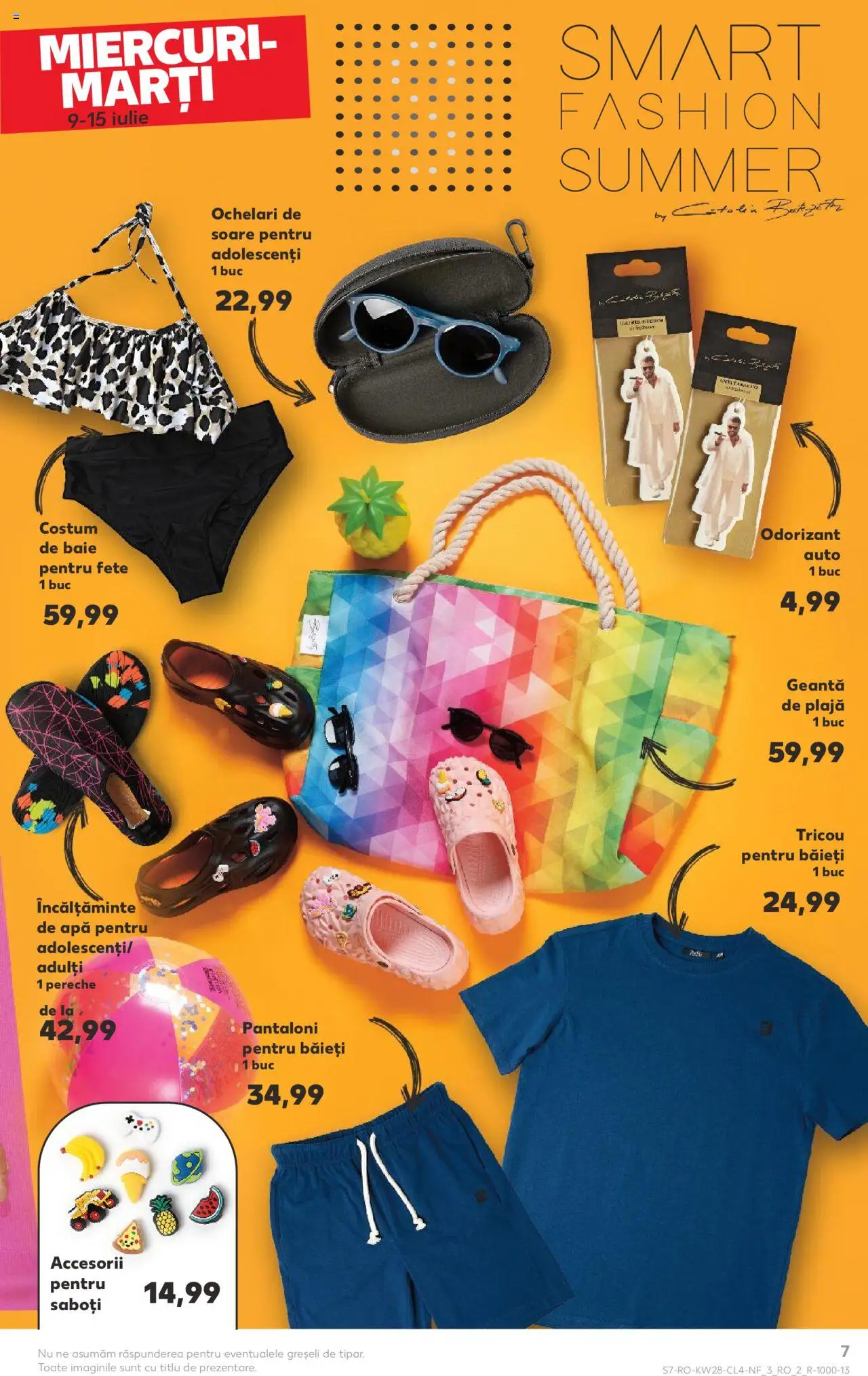 Catalog Kaufland 9 - 14 Iulie 2025 | Pagina 7 | Produse: Ochelari, Bornoz takımı, Tricou, Costum de baie