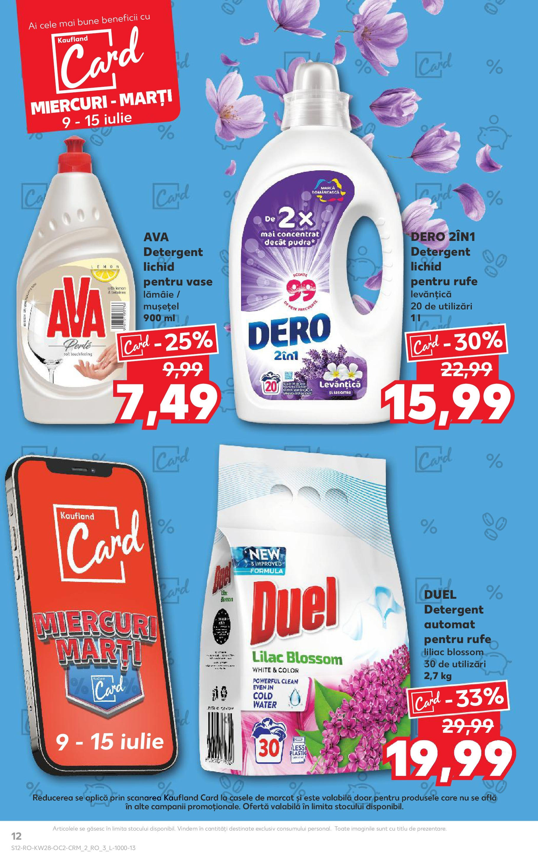 Catalog Kaufland 9 - 14 Iulie 2025 | Pagina 12 | Produse: Pomelo, Kedi Ödül Oyuncakları, Detergent, Lămâie
