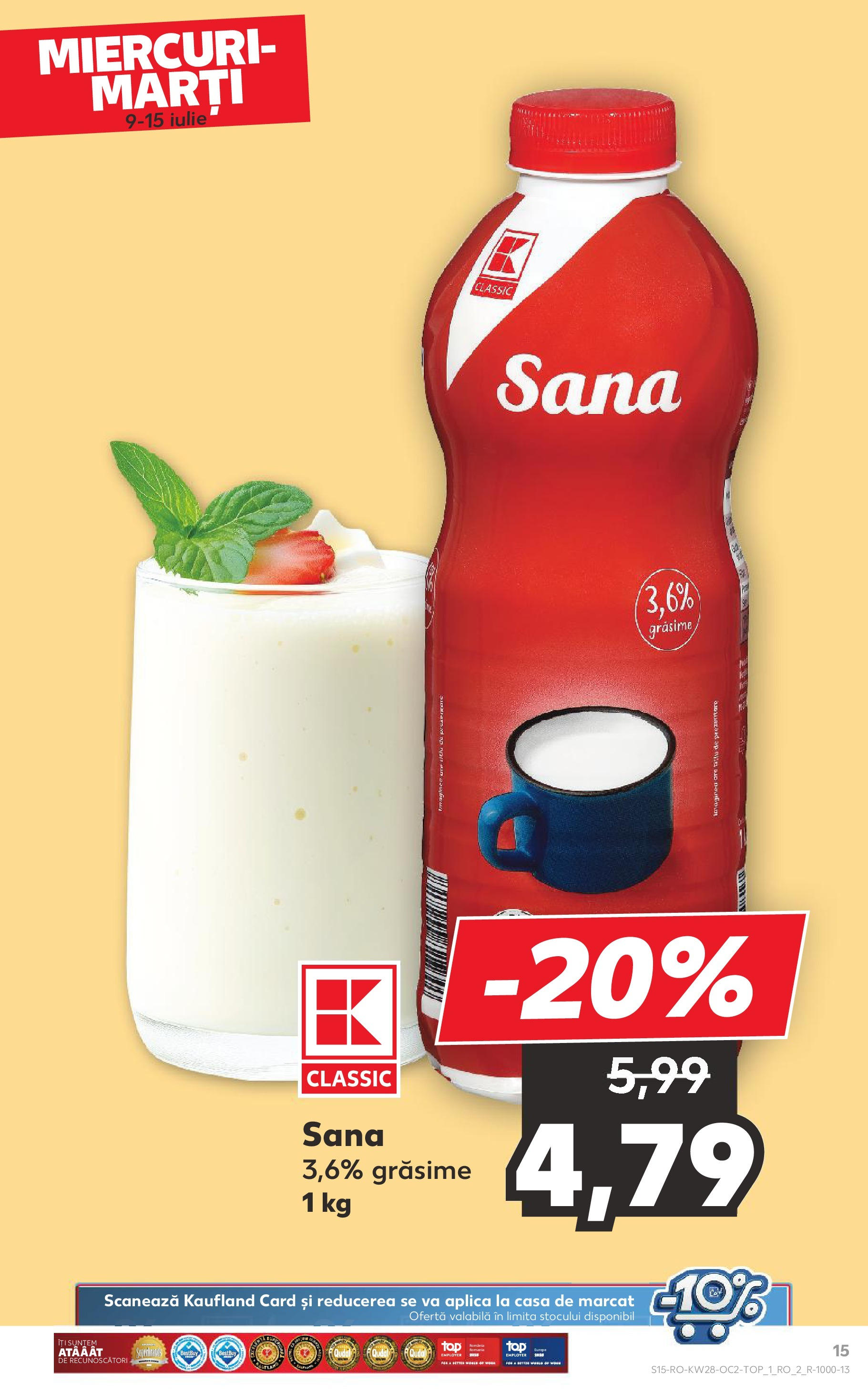 Catalog Kaufland 9 - 14 Iulie 2025 | Pagina 15