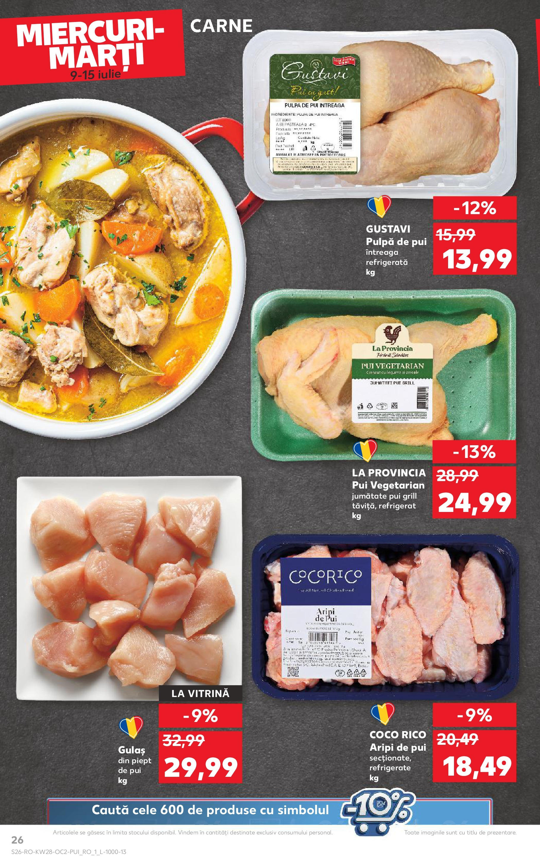Catalog Kaufland 9 - 14 Iulie 2025 | Pagina 26 | Produse: Grill, Hacıyatmaz Kedi Oyuncağı, Vitrină, Gulaș