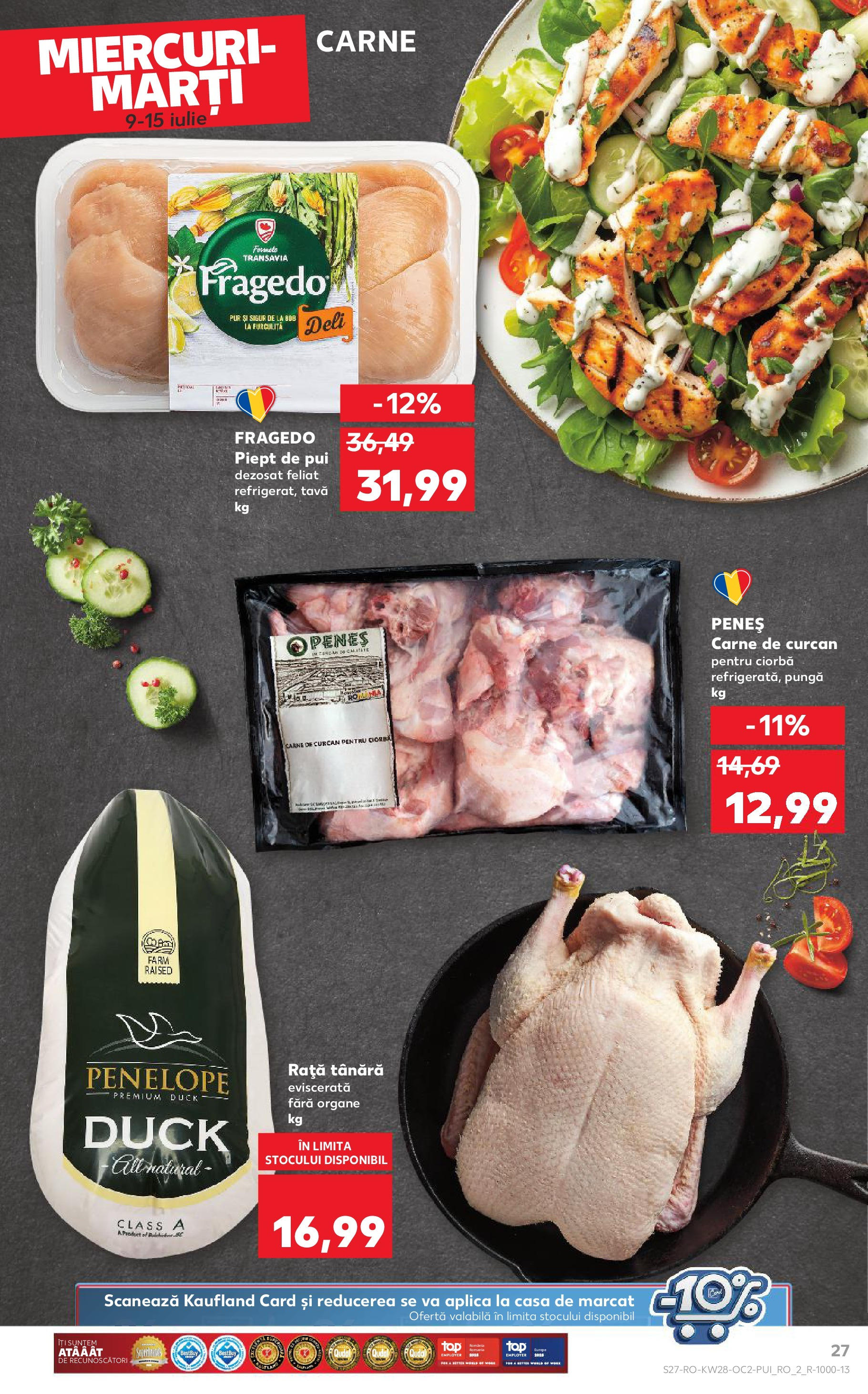 Catalog Kaufland 9 - 14 Iulie 2025 | Pagina 27 | Produse: Pungă, Hacıyatmaz Kedi Oyuncağı, Rață
