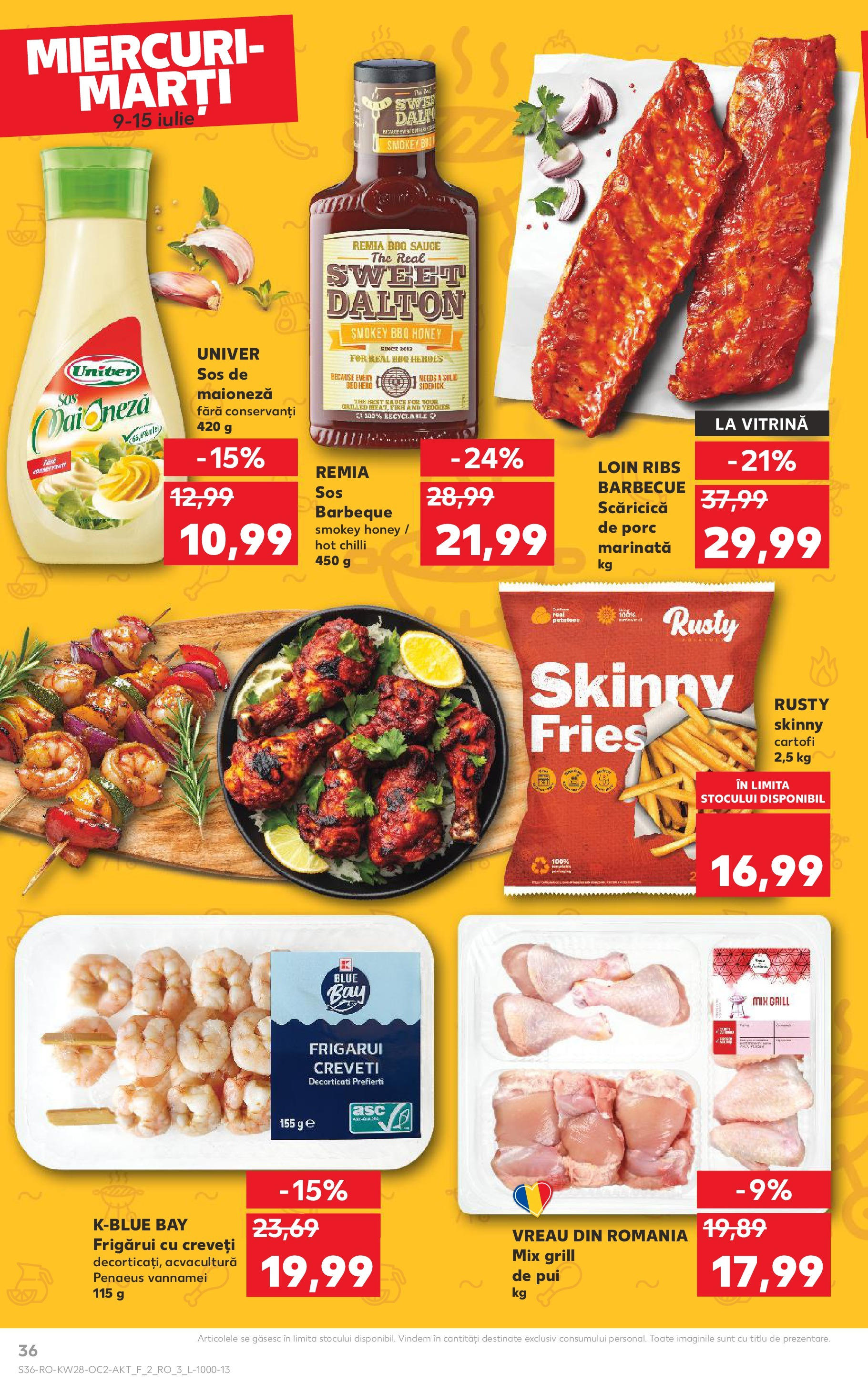 Catalog Kaufland 9 - 14 Iulie 2025 | Pagina 36 | Produse: Chilli, Vitrină, Cartofi, Maioneză