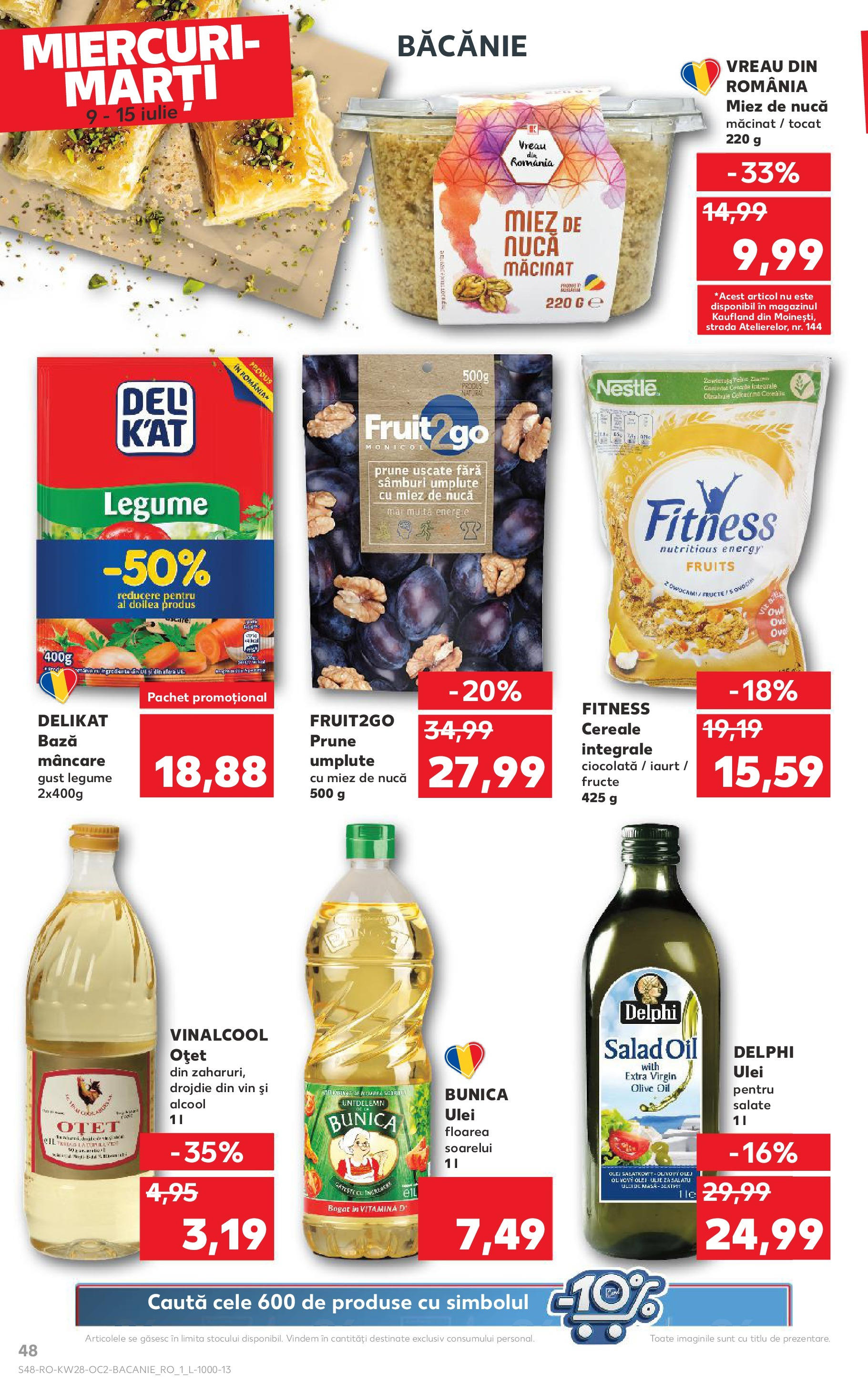 Catalog Kaufland 9 - 14 Iulie 2025 | Pagina 48 | Produse: Ciocolată, Prune, Legume, Fructe