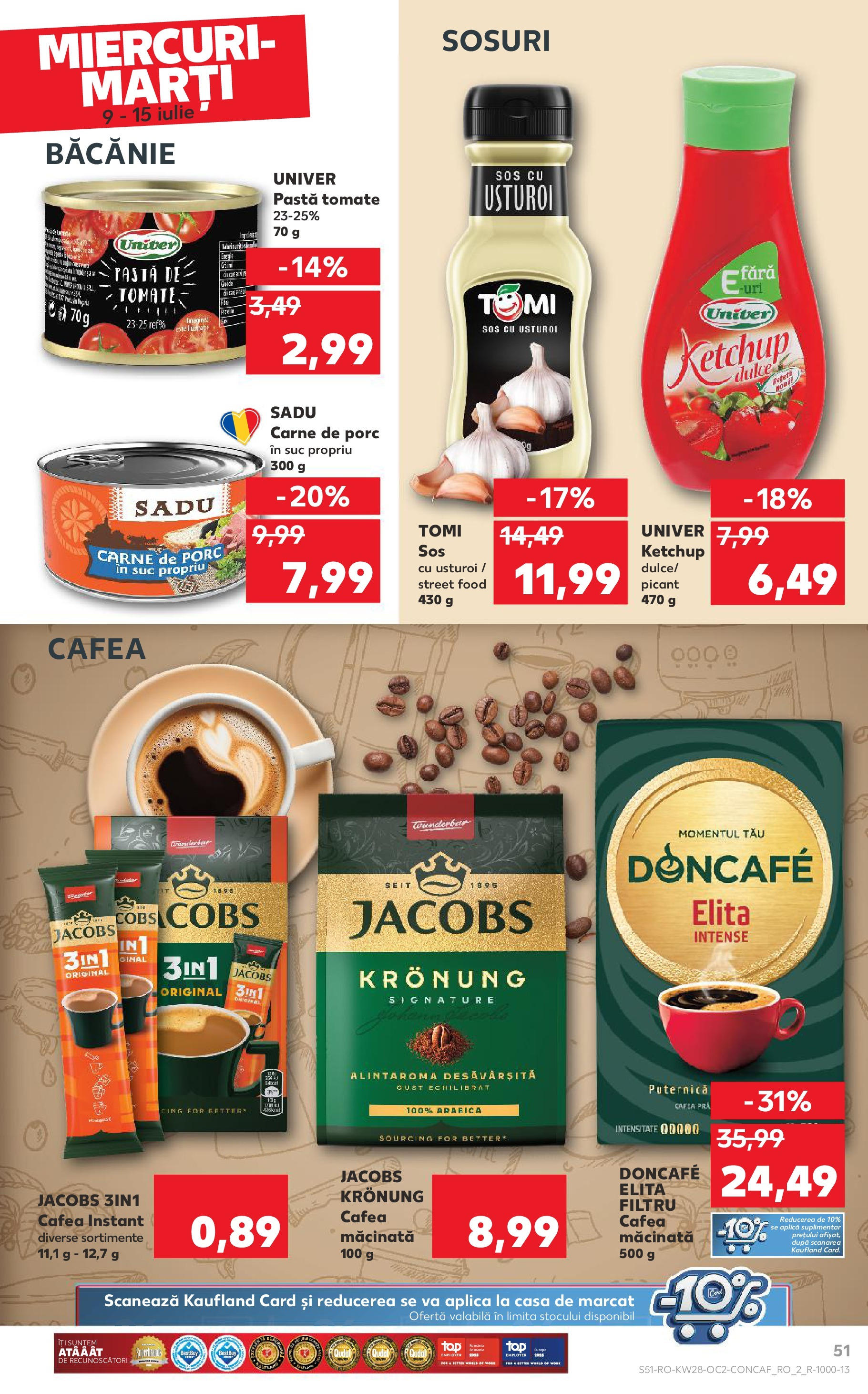 Catalog Kaufland 9 - 14 Iulie 2025 | Pagina 51 | Produse: Suc, Carne De Porc, Sos, Usturoi