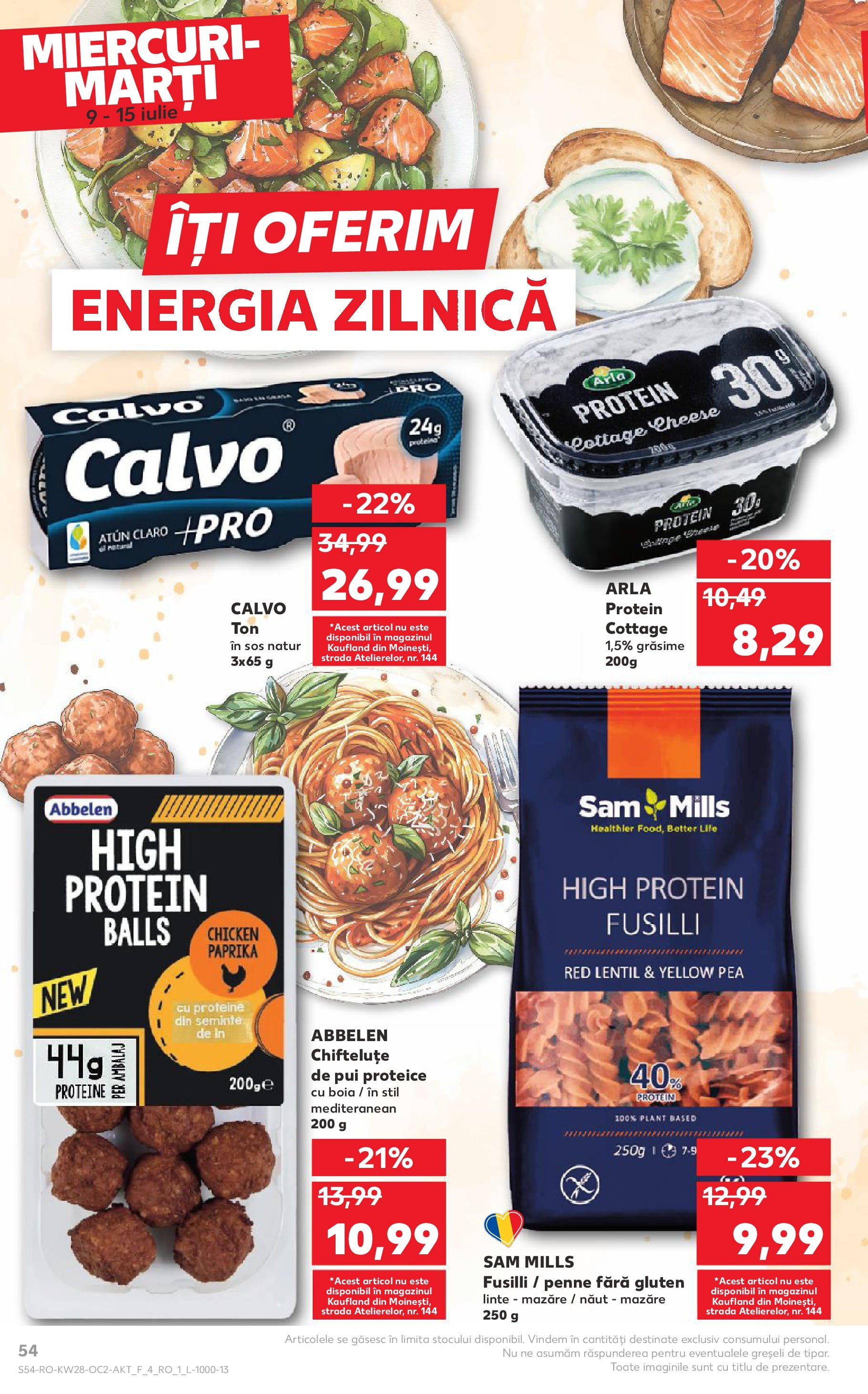 Catalog Kaufland 9 - 14 Iulie 2025 | Pagina 54 | Produse: Mazăre, Masaüstü kılıfı, Semințe, Sos