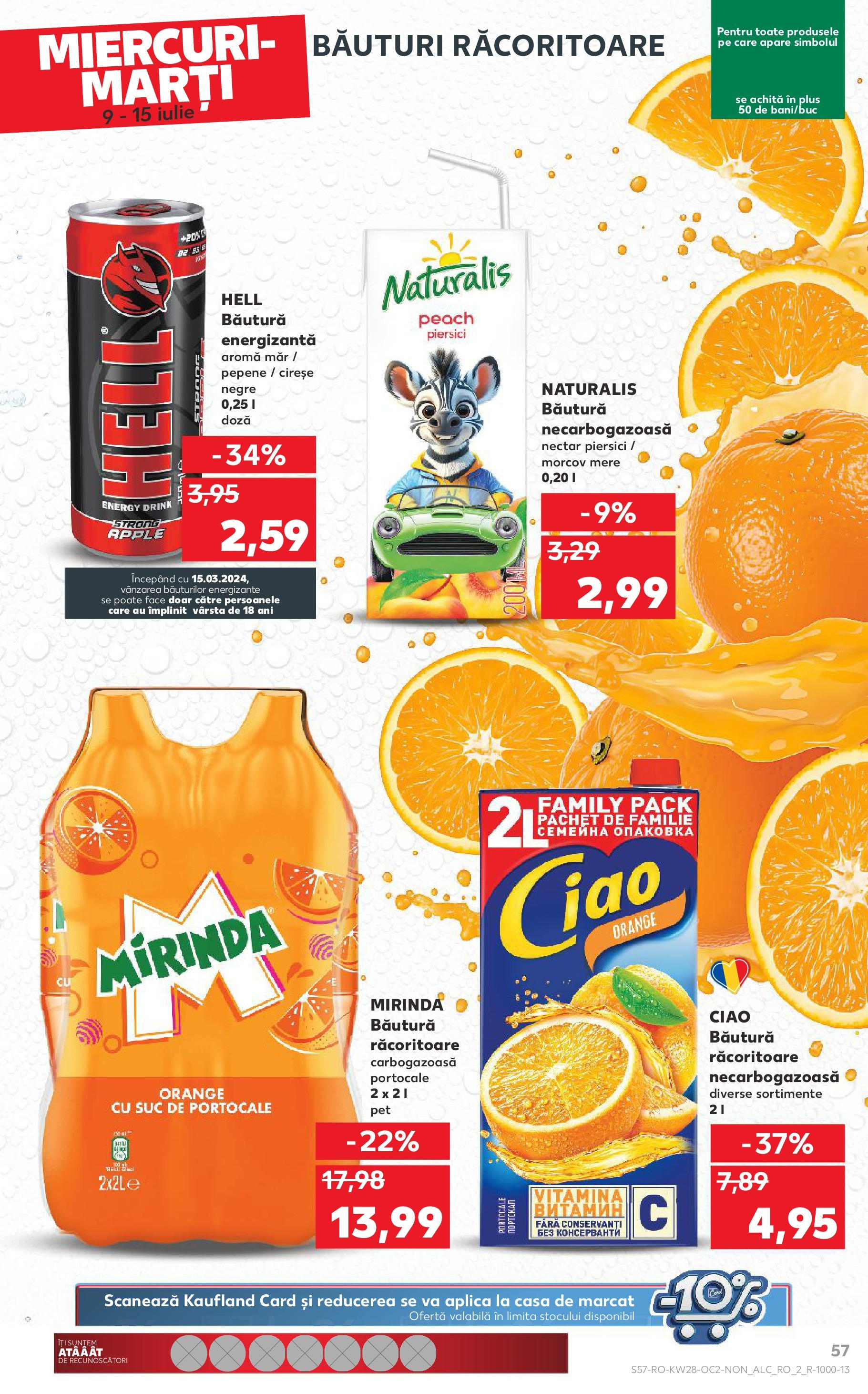 Catalog Kaufland 9 - 14 Iulie 2025 | Pagina 57 | Produse: Apple, Suc, Mere, Portocale