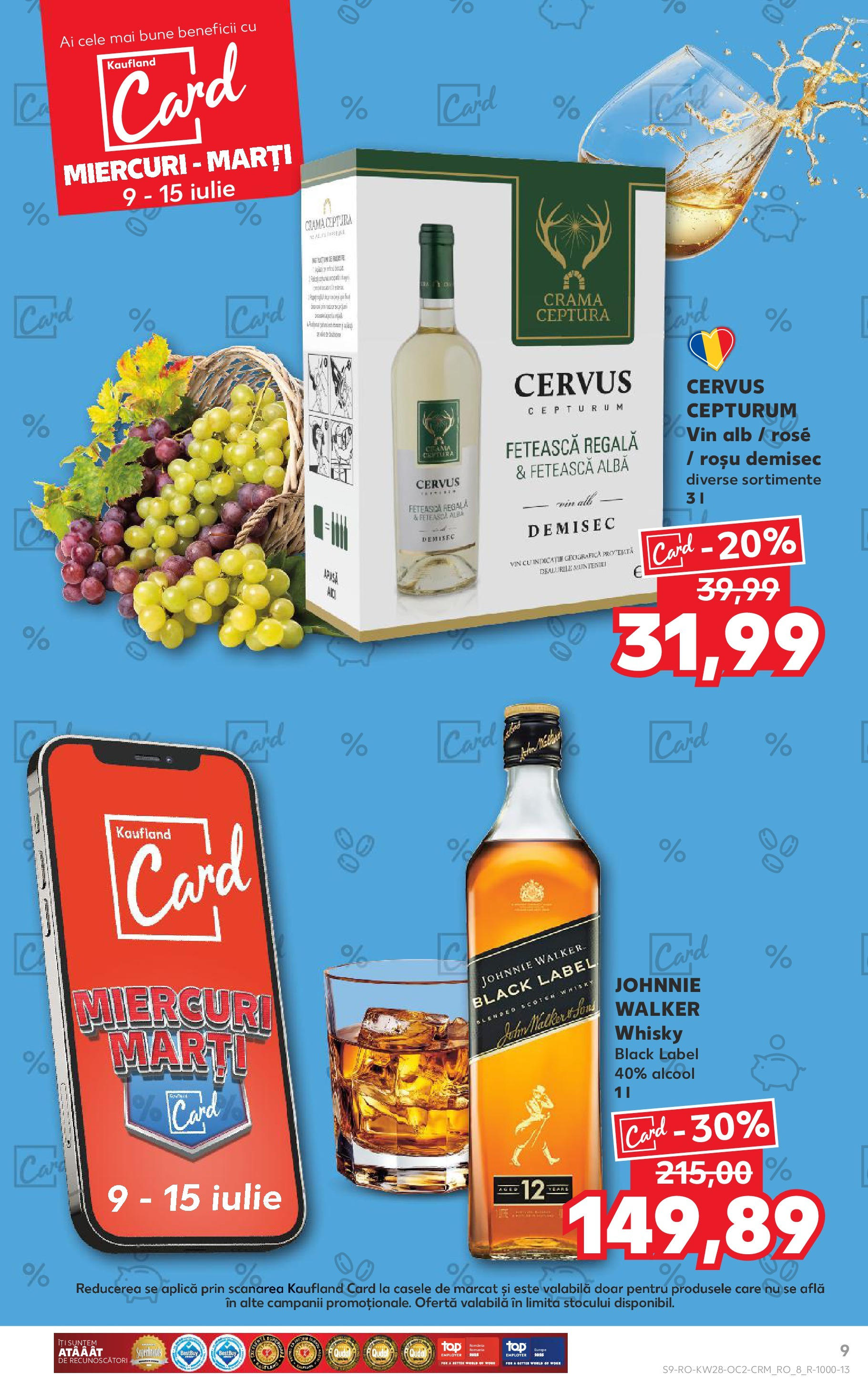 Catalog Kaufland 9 - 14 Iulie 2025 | Pagina 9 | Produse: Vin
