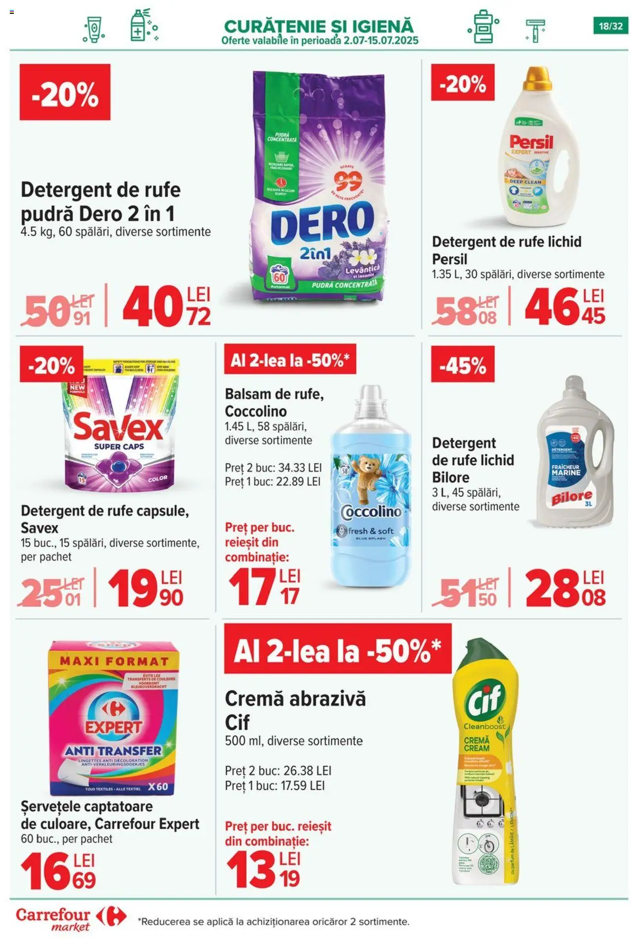 Catalog Carrefour 9 - 14 Iulie 2025 | Pagina 18 | Produse: Pomelo, Parfum, Balsam, Detergent