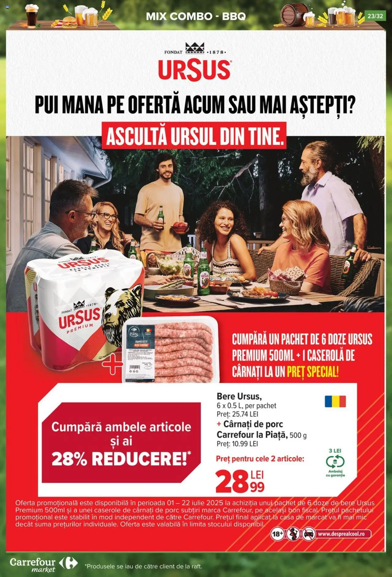 Catalog Carrefour 9 - 14 Iulie 2025 | Pagina 23 | Produse: Caserole, Hacıyatmaz Kedi Oyuncağı, Bere, Cârnați