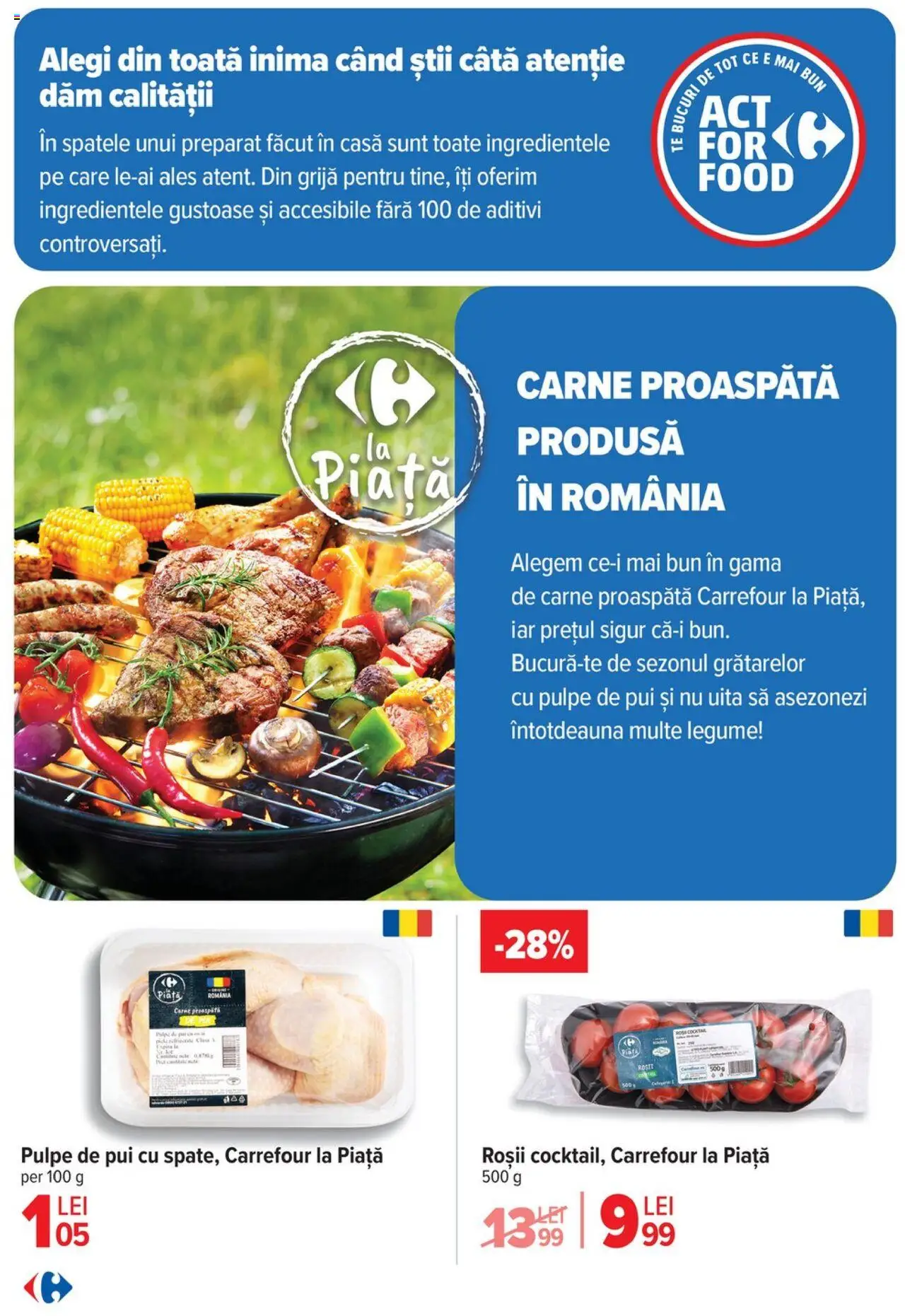 Catalog Carrefour 9 - 14 Iulie 2025 | Pagina 15 | Produse: Hacıyatmaz Kedi Oyuncağı, Roșii, Legume
