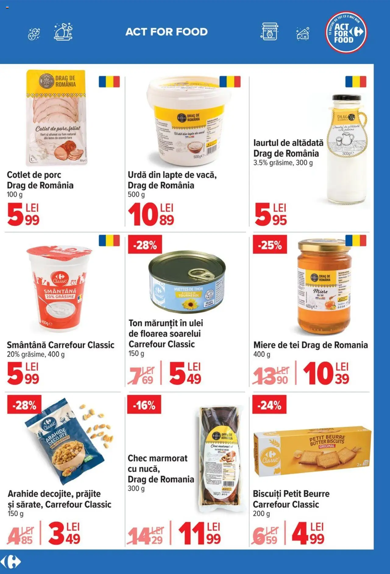 Catalog Carrefour 9 - 14 Iulie 2025 | Pagina 16 | Produse: Arahide, Ulei, Smântână, Bant