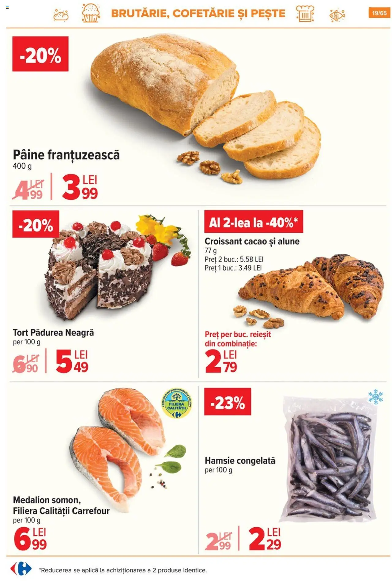 Catalog Carrefour 9 - 14 Iulie 2025 | Pagina 19 | Produse: Alune, Pâine, Pește, Cacao