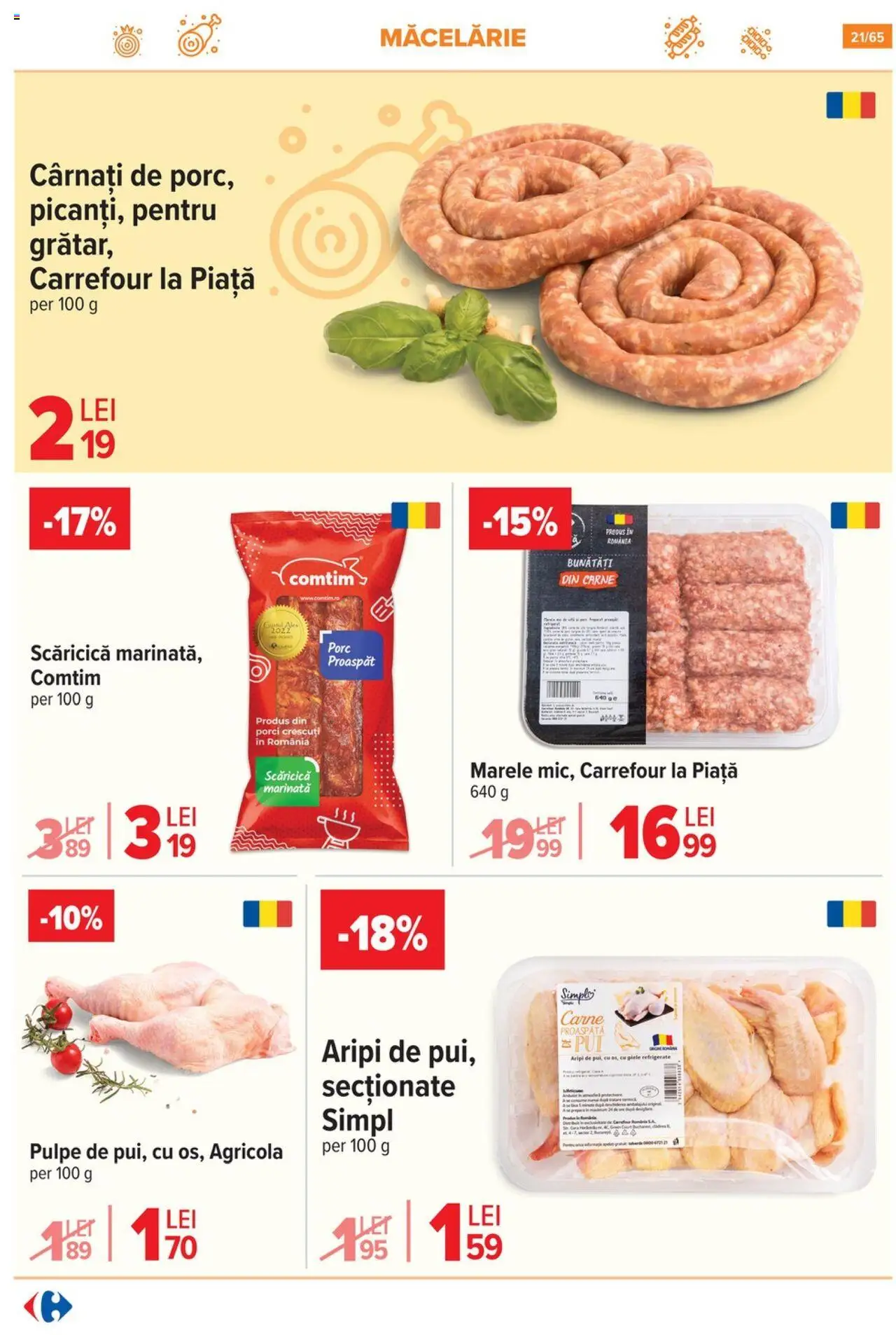 Catalog Carrefour 9 - 14 Iulie 2025 | Pagina 21 | Produse: Hacıyatmaz Kedi Oyuncağı, Cârnați