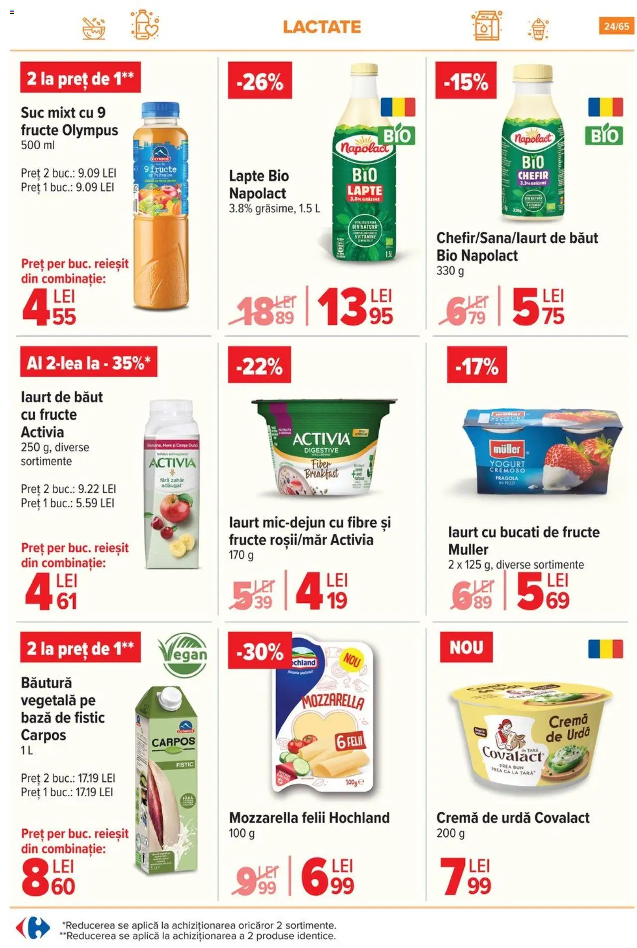 Catalog Carrefour 9 - 14 Iulie 2025 | Pagina 24 | Produse: Şerit ödül, Mozzarella, Fistic, Cireșe