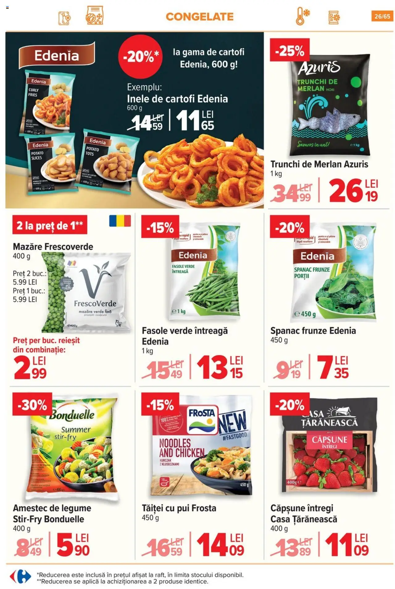 Catalog Carrefour 9 - 14 Iulie 2025 | Pagina 26 | Produse: Hacıyatmaz Kedi Oyuncağı, Unt, Fasole verde, Legume