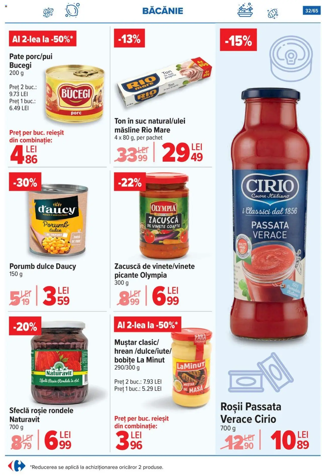 Catalog Carrefour 9 - 14 Iulie 2025 | Pagina 32 | Produse: Masă, Măsline, Porumb, Sfeclă