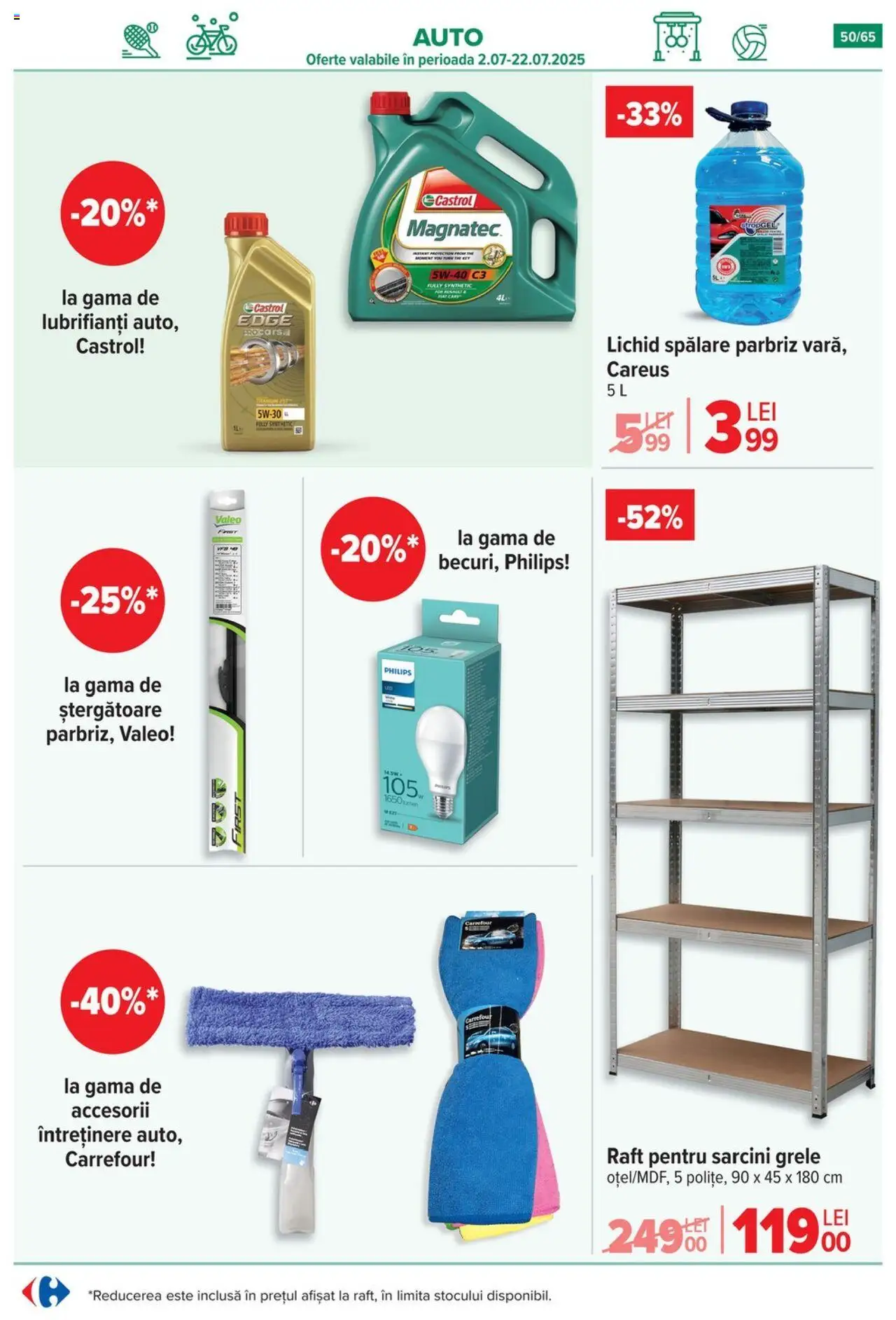 Catalog Carrefour 9 - 14 Iulie 2025 | Pagina 50 | Produse: Enginar, Raft