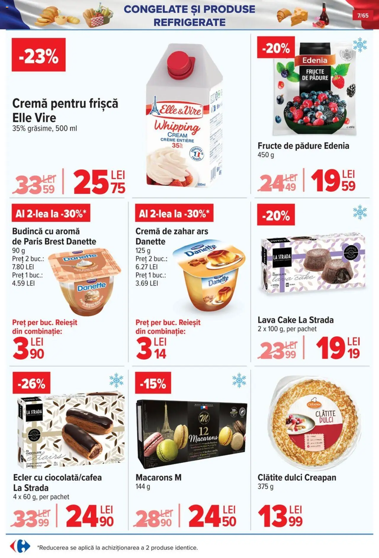Catalog Carrefour 9 - 14 Iulie 2025 | Pagina 7 | Produse: Clătite, Cremă, Macarons, Frișcă