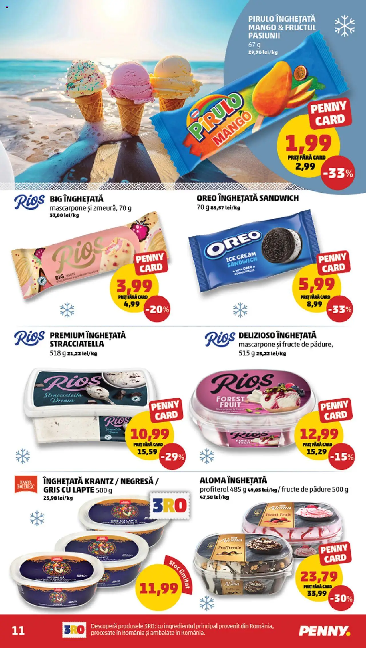 Catalog PENNY Market 9 - 14 Iulie 2025 | Pagina 11 | Produse: Pară, Mascarpone, Fructe, Mango