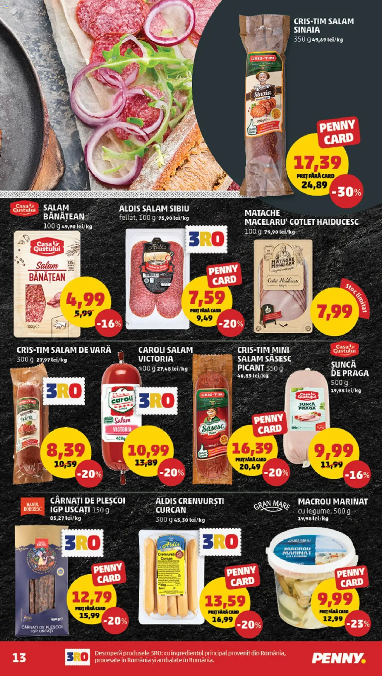 Catalog PENNY Market 9 - 14 Iulie 2025 | Pagina 13 | Produse: Lait de coco, Crenvurști, Salam, Cârnați