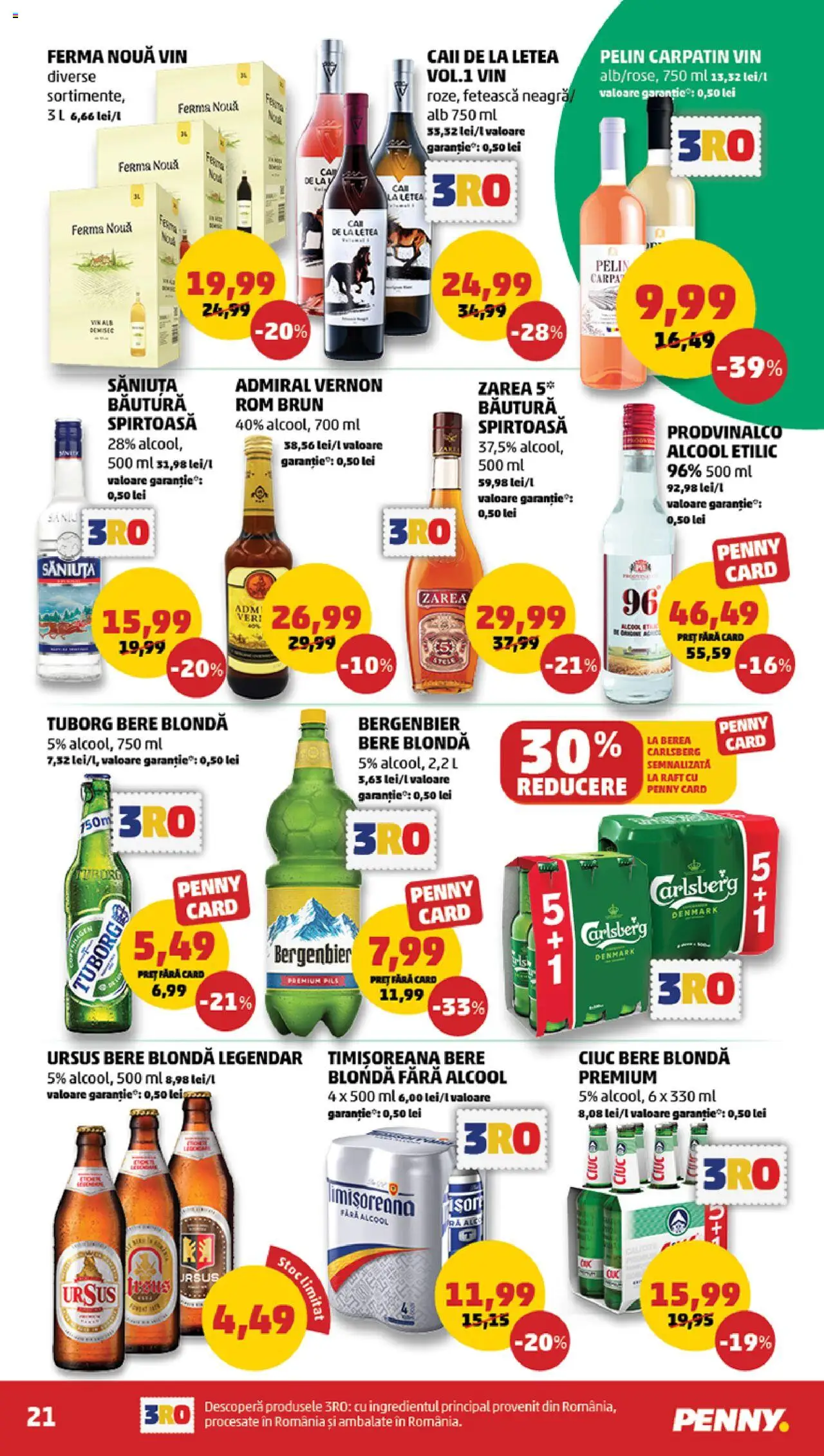 Catalog PENNY Market 9 - 14 Iulie 2025 | Pagina 21 | Produse: Pară, Vin, Rom, Plastik Kulübe