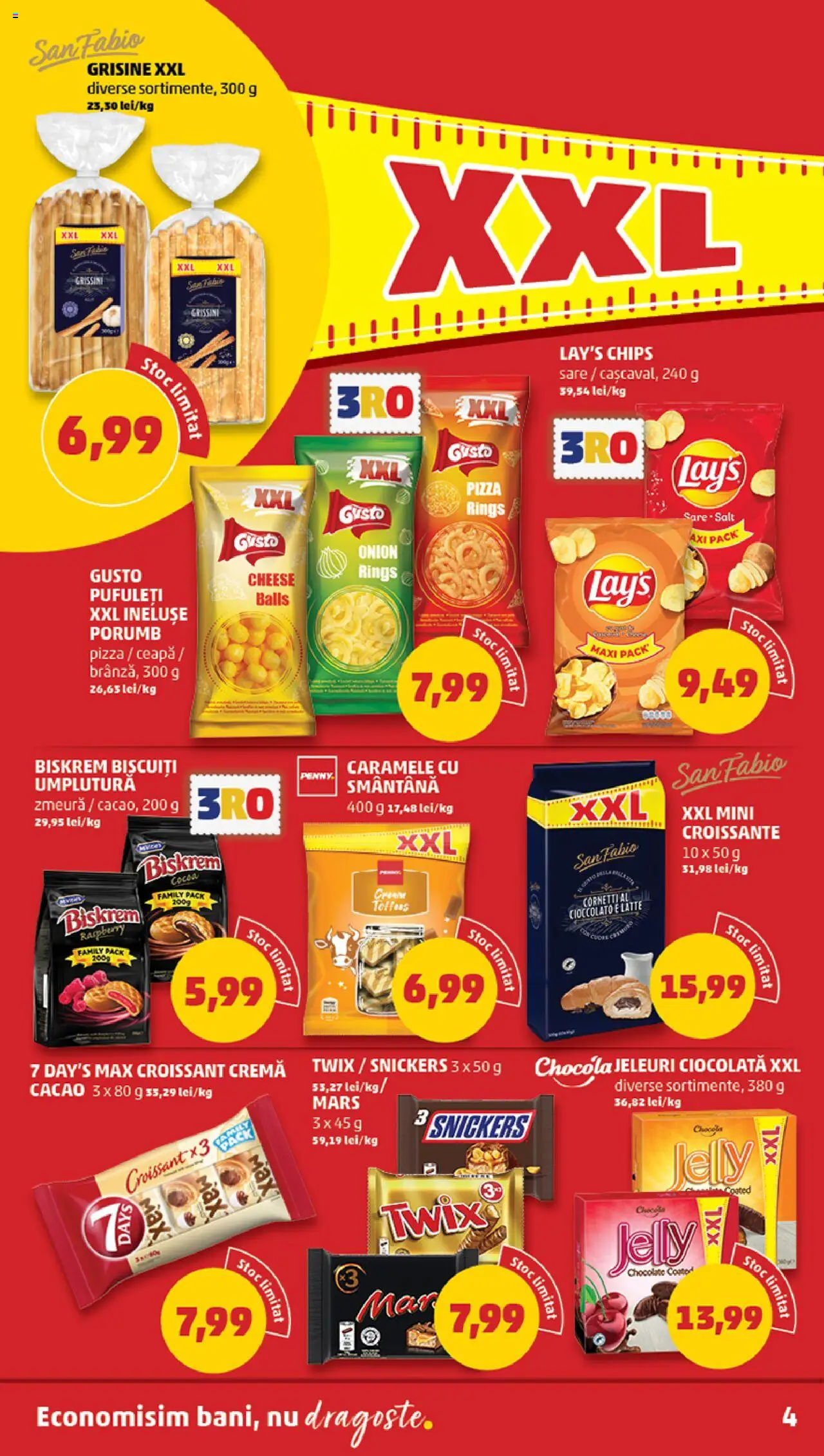 Catalog PENNY Market 9 - 14 Iulie 2025 | Pagina 4 | Produse: Zmeură, Cacao, Biscuiți, Jeleuri