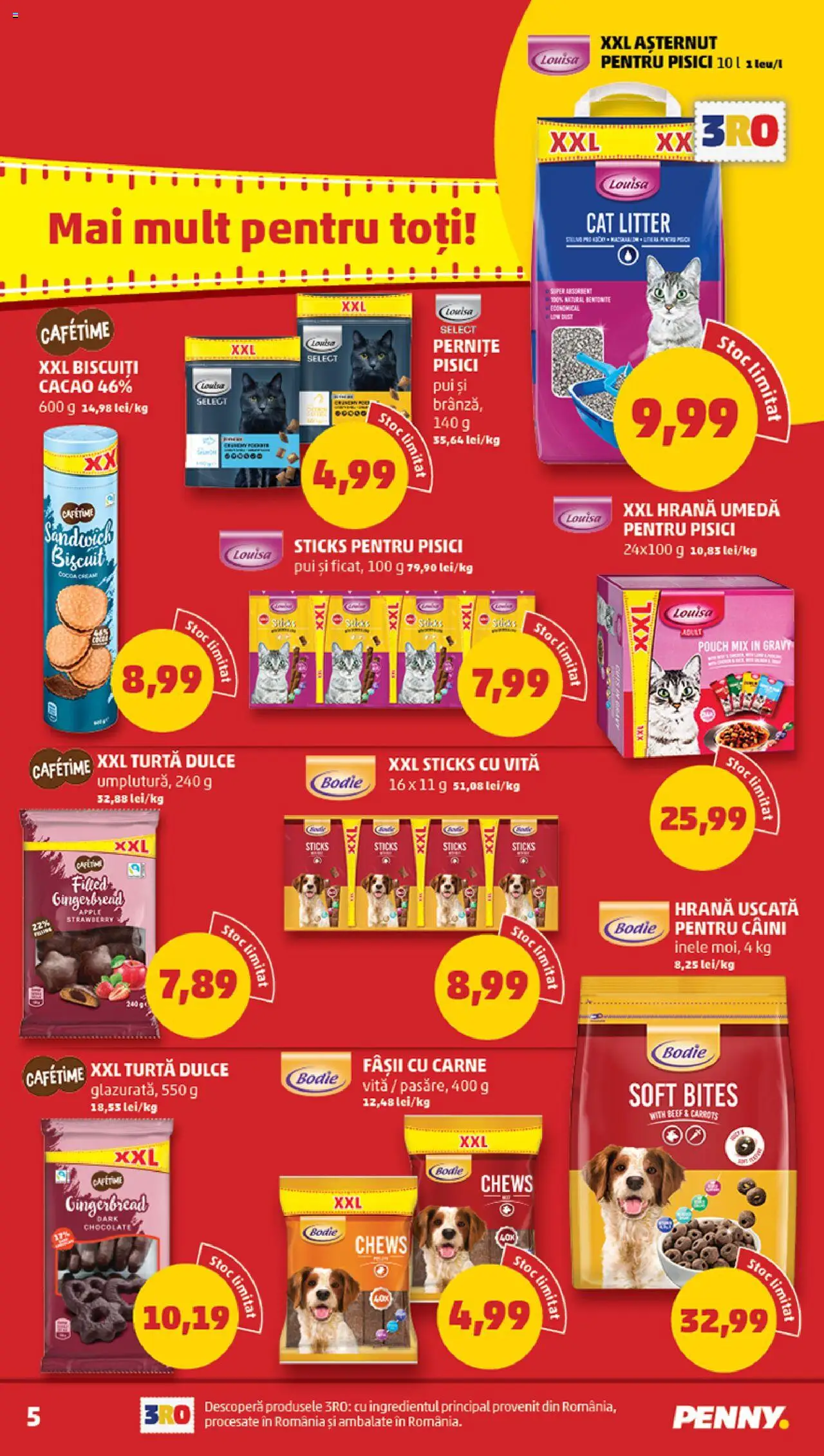Catalog PENNY Market 9 - 14 Iulie 2025 | Pagina 5 | Produse: Hacıyatmaz Kedi Oyuncağı, Apple, Cacao, Turtă dulce