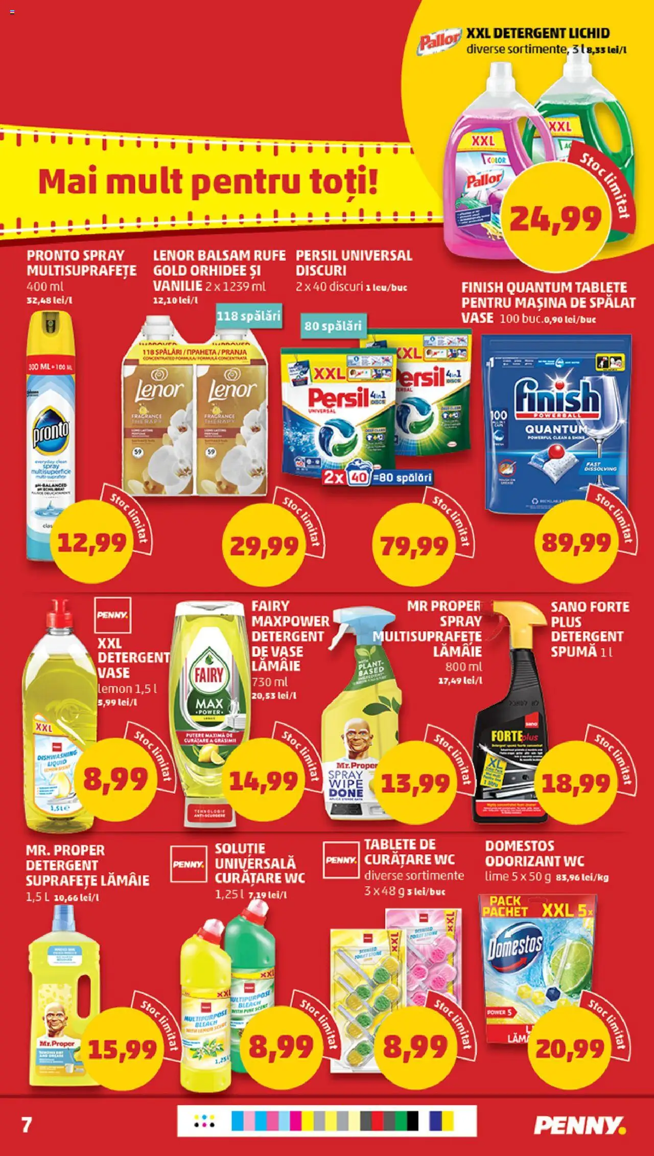 Catalog PENNY Market 9 - 14 Iulie 2025 | Pagina 7 | Produse: Detergent de vase, Mașină De Spălat, Orhidee, Balsam