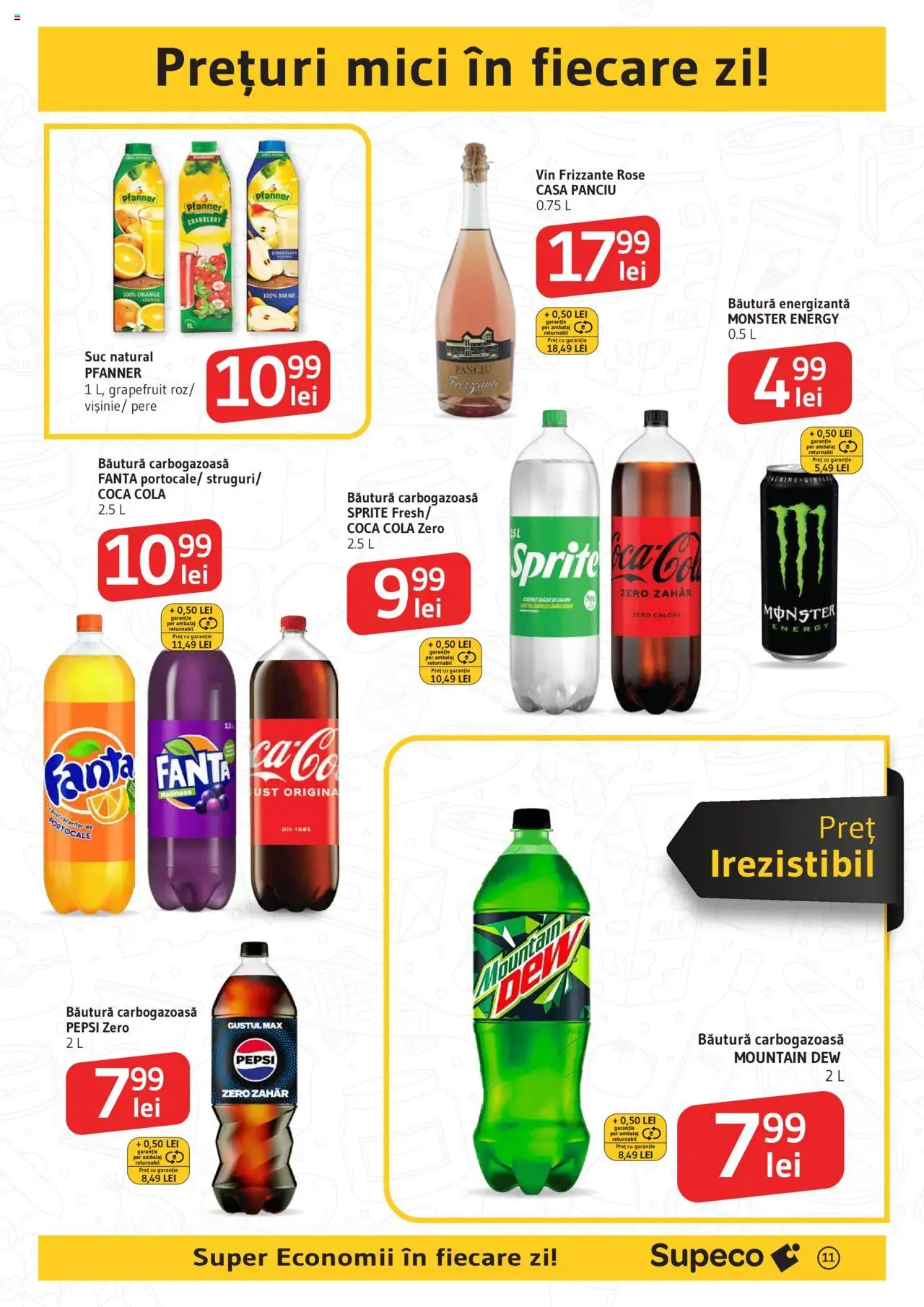 Catalog Supeco 10 - 22 Iulie 2025 | Pagina 11 | Produse: Amerikan servis, Băutură energizantă, Portocale, Toplu Oyuncaklar