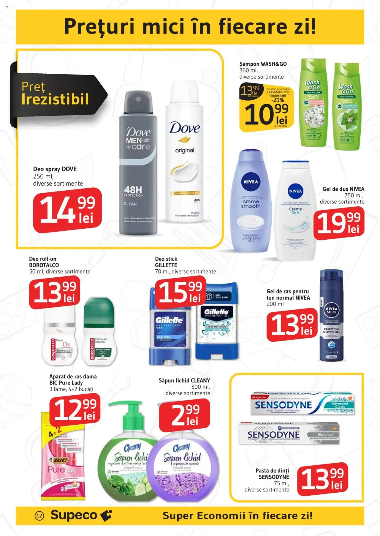 Catalog Supeco 10 - 22 Iulie 2025 | Pagina 12 | Produse: Aparat De Ras, Mici, Săpun, Antiperspirant