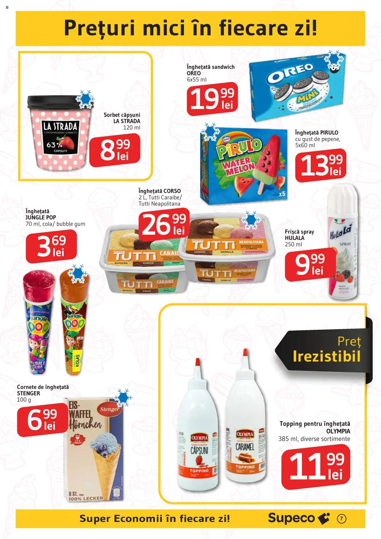 Catalog Supeco 10 - 22 Iulie 2025 | Pagina 7 | Produse: Mici, Frișcă, Căpșuni, Înghețată