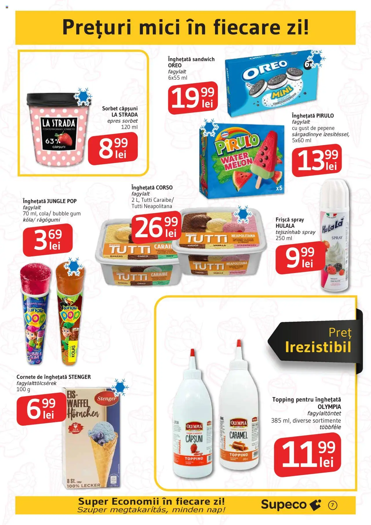 Catalog Supeco 10 - 22 Iulie 2025 | Pagina 7 | Produse: Mici, Frișcă, Căpșuni, Înghețată