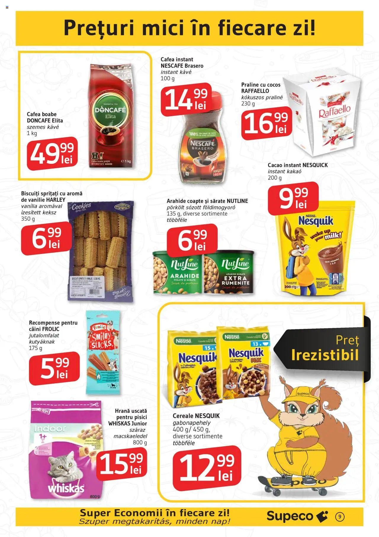 Catalog Supeco 10 - 22 Iulie 2025 | Pagina 9 | Produse: Mici, Arahide, Praline, Cacao