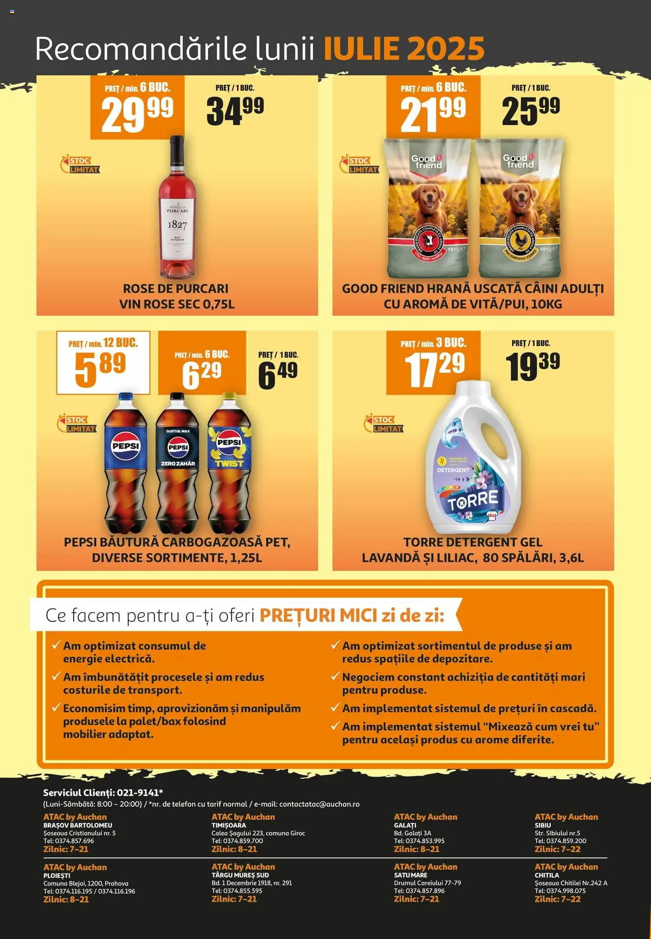 Catalog Auchan 2 - 30 Iulie 2025 | Pagina 2 | Produse: Telefon, Mici, Detergent, Zahăr