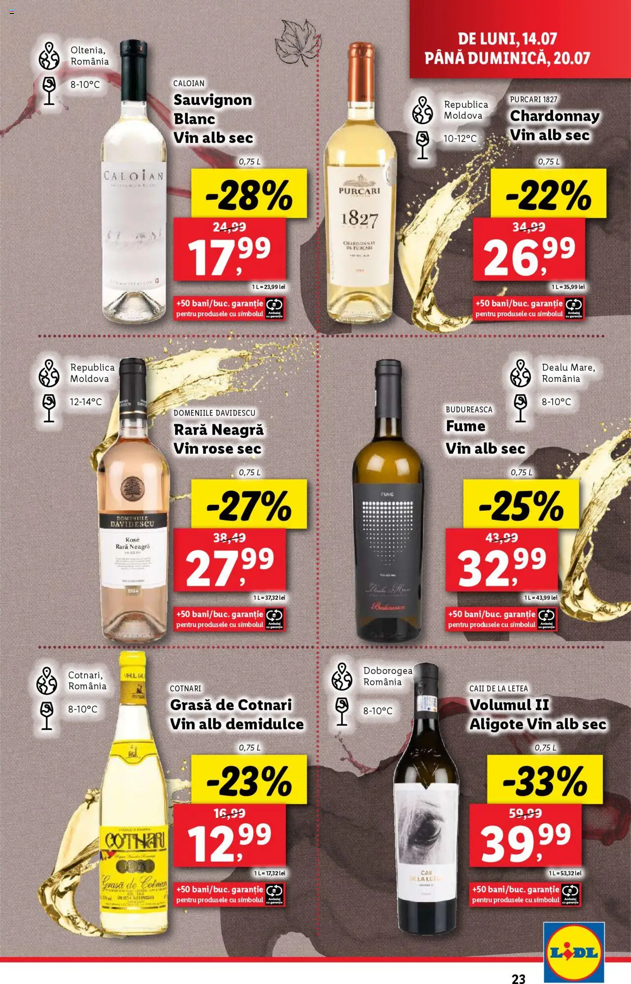 Catalog LIDL 14 - 19 Iulie 2025 | Pagina 23 | Produse: Vin