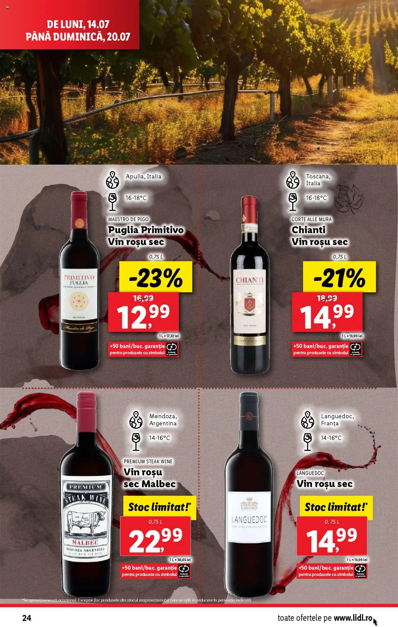 Catalog LIDL 14 - 19 Iulie 2025 | Pagina 24 | Produse: Vin