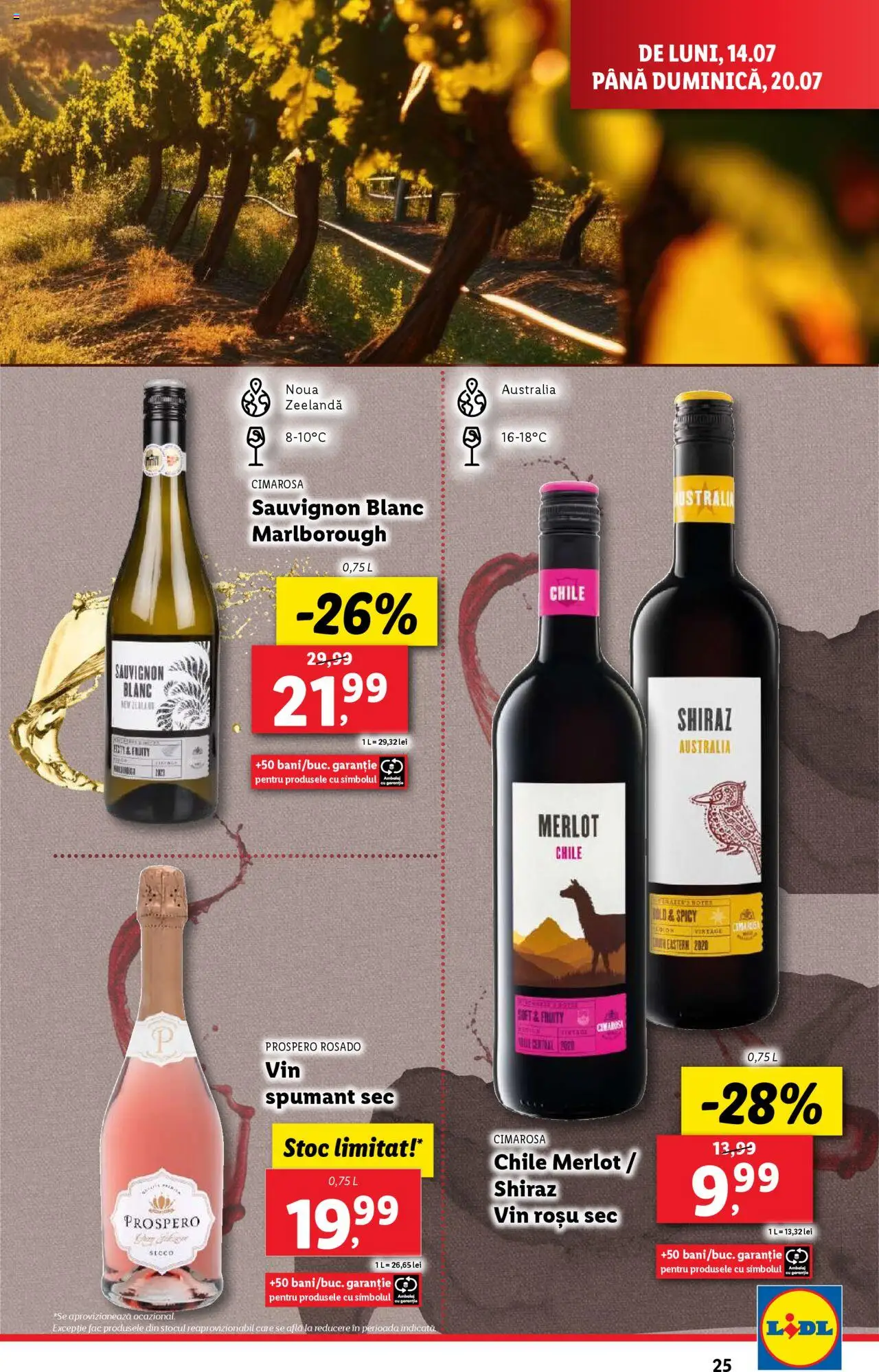 Catalog LIDL 14 - 19 Iulie 2025 | Pagina 25 | Produse: Vin