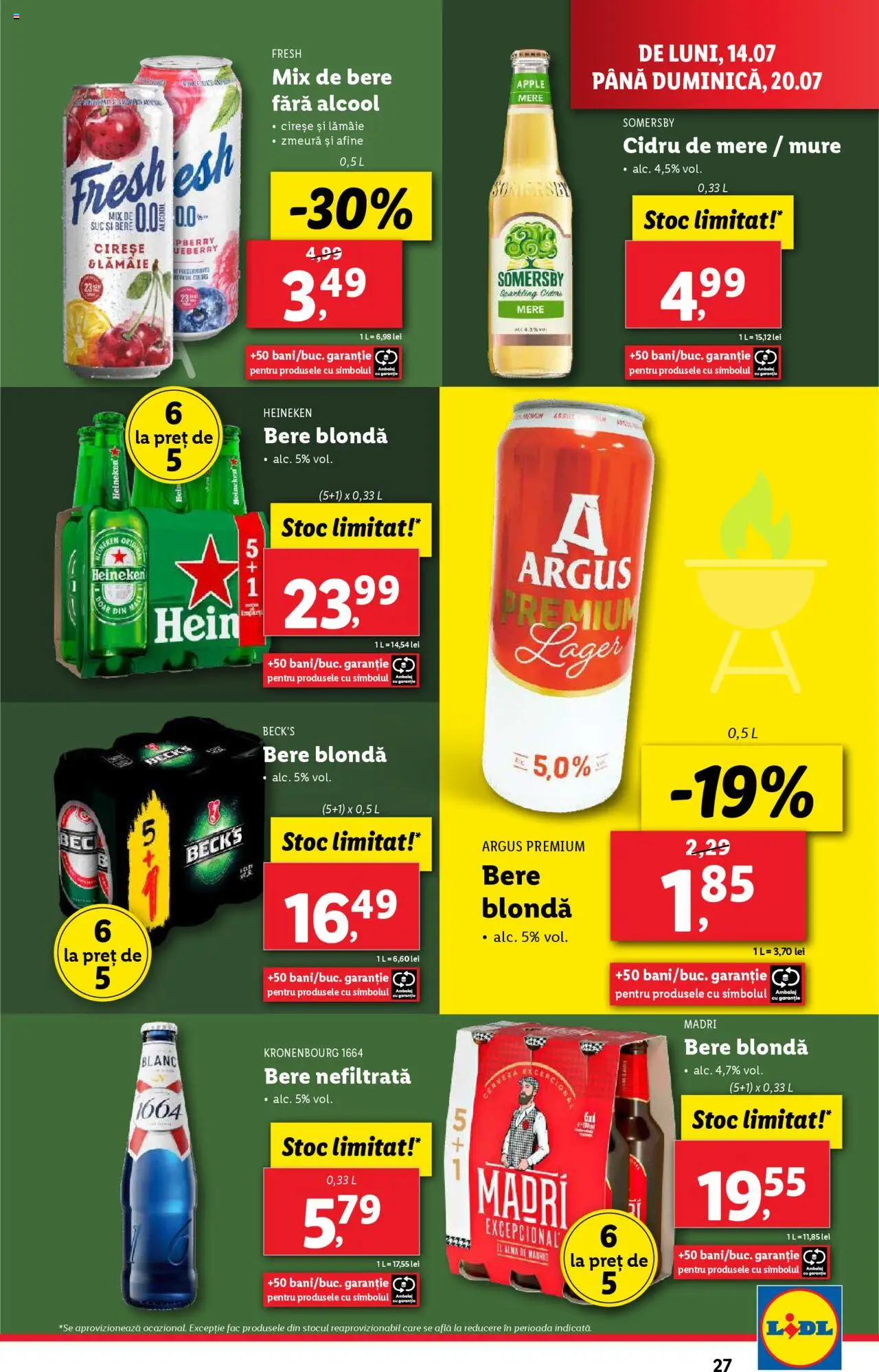 Catalog LIDL 14 - 19 Iulie 2025 | Pagina 27 | Produse: Afine, Zmeură, Mere, Cireșe