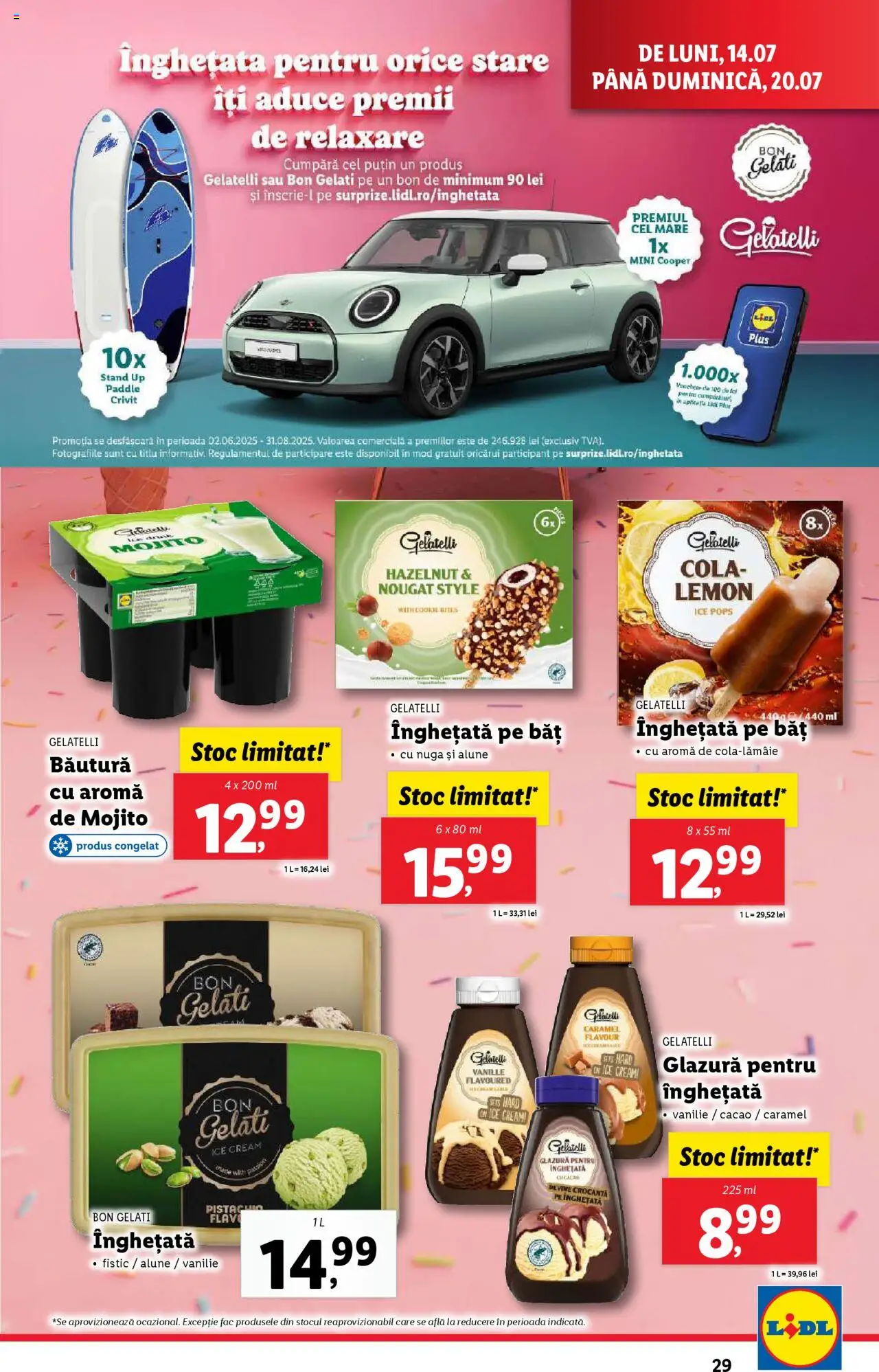 Catalog LIDL 14 - 19 Iulie 2025 | Pagina 29 | Produse: Amerikan servis, Alune, Fistic, Cacao