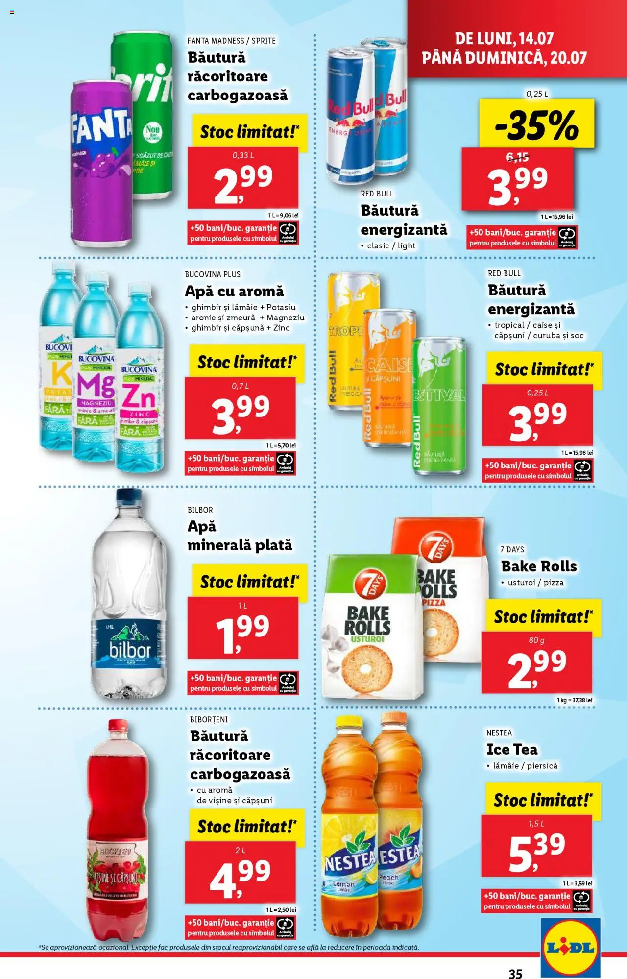 Catalog LIDL 14 - 19 Iulie 2025 | Pagina 35 | Produse: Piersică, Căpșuni, Ahtapot, Usturoi