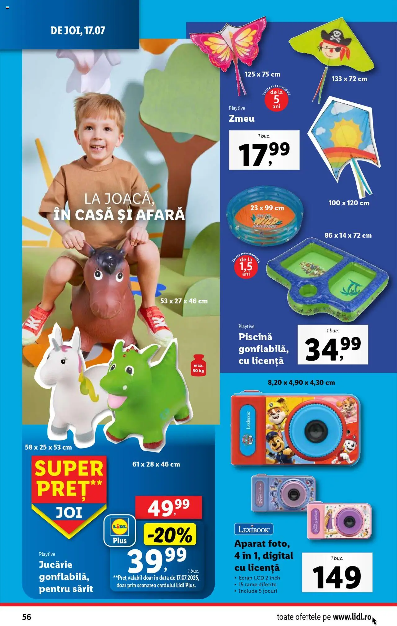 Catalog LIDL 14 - 19 Iulie 2025 | Pagina 56 | Produse: Piscină