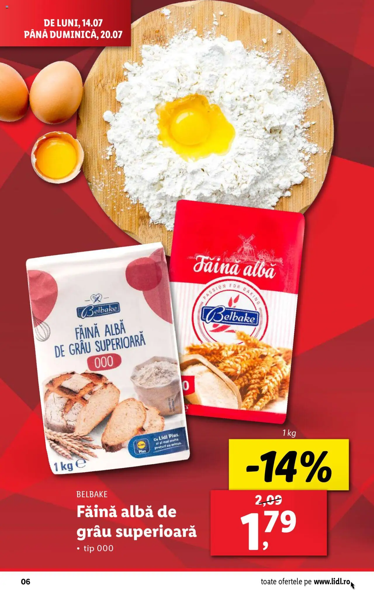Catalog LIDL 14 - 19 Iulie 2025 | Pagina 6 | Produse: Făină