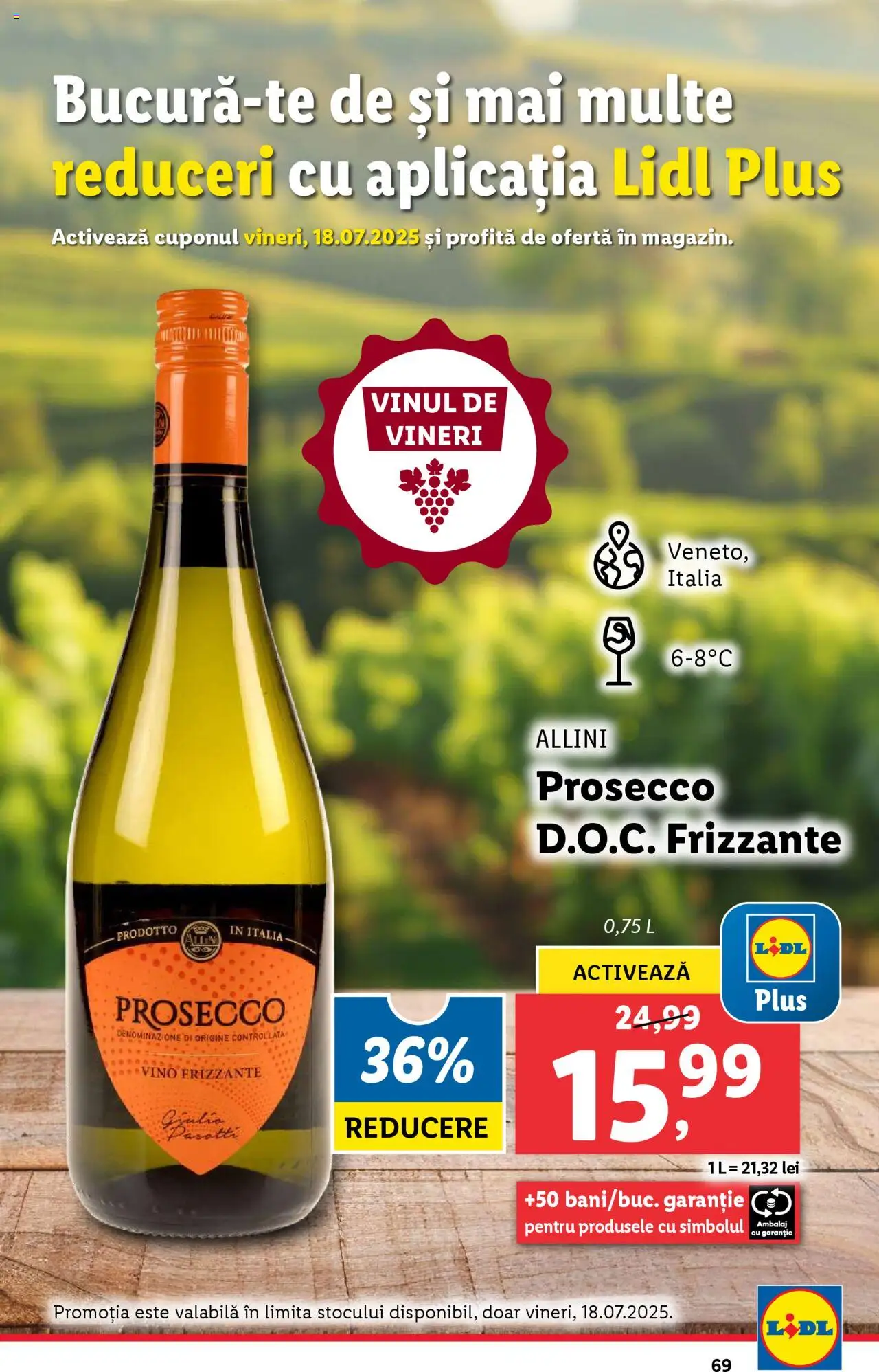 Catalog LIDL 14 - 19 Iulie 2025 | Pagina 69 | Produse: Prosecco