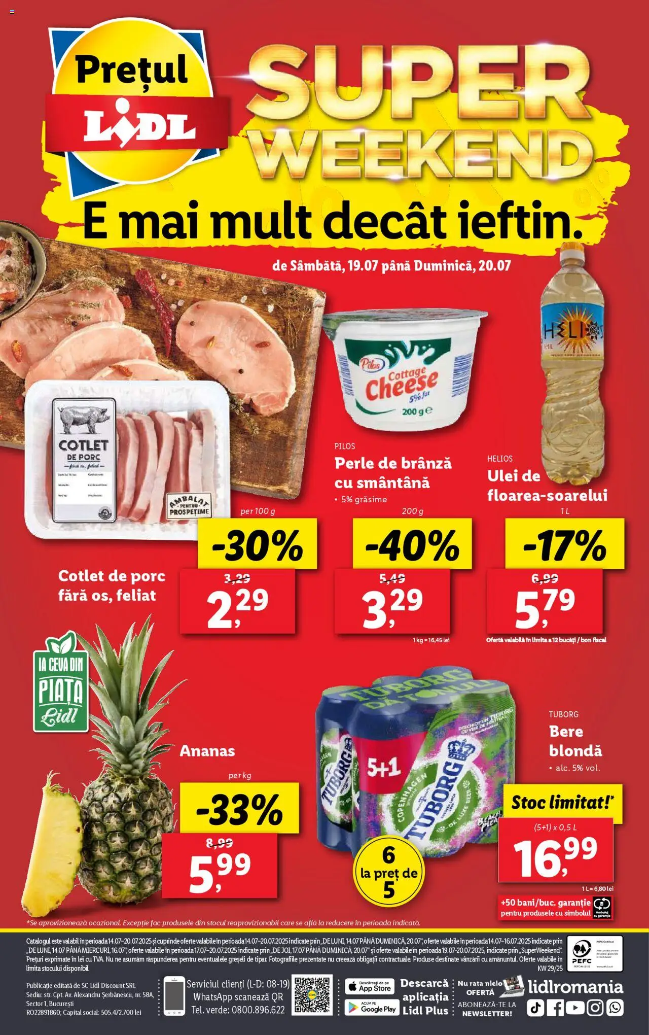 Catalog LIDL 14 - 19 Iulie 2025 | Pagina 90 | Produse: Akrilik boya, Brânză, Ananas, Smântână