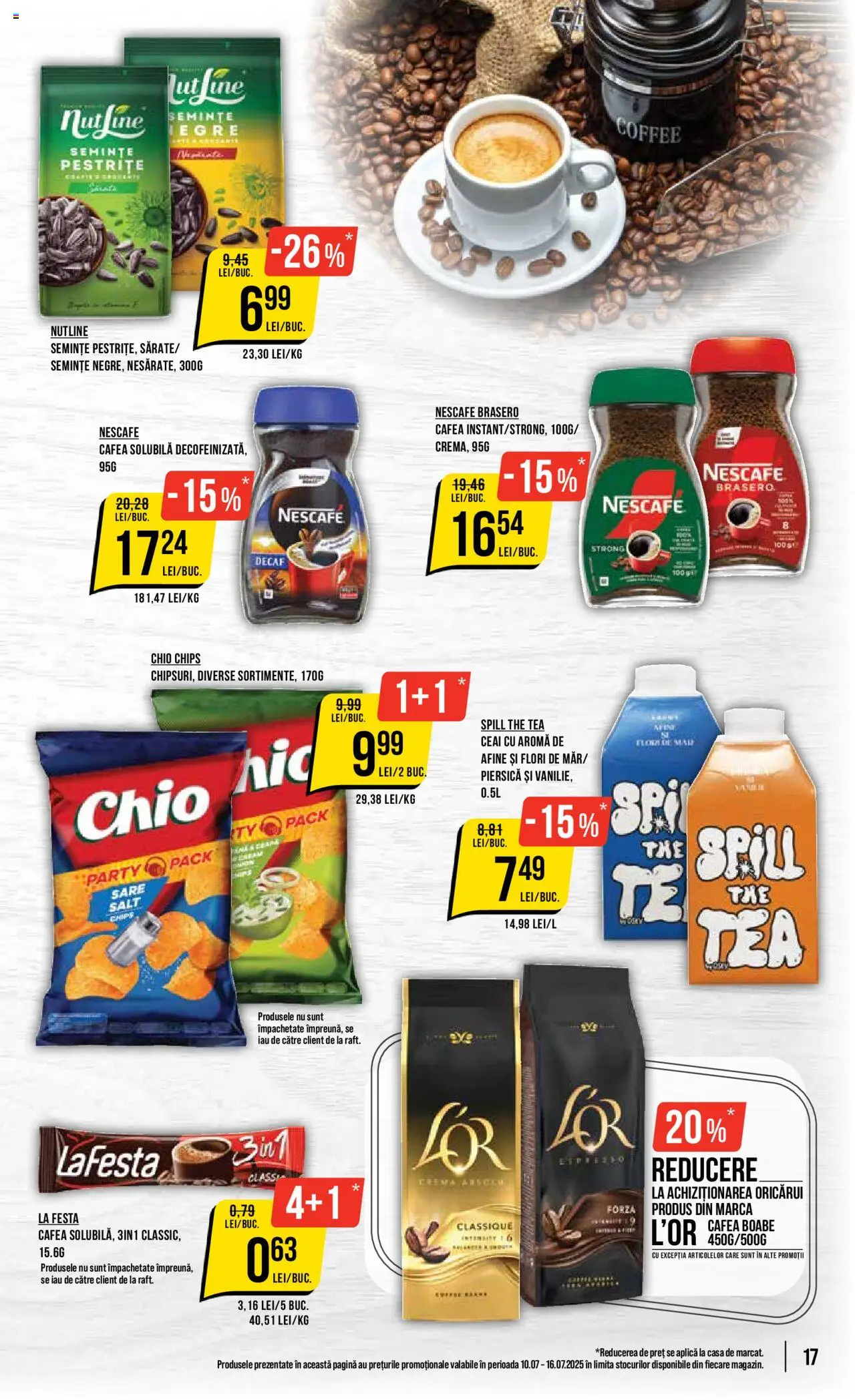 Catalog Mega Image 10 - 15 Iulie 2025 | Pagina 17 | Produse: Cremă, Cafea, Ceai, Sare