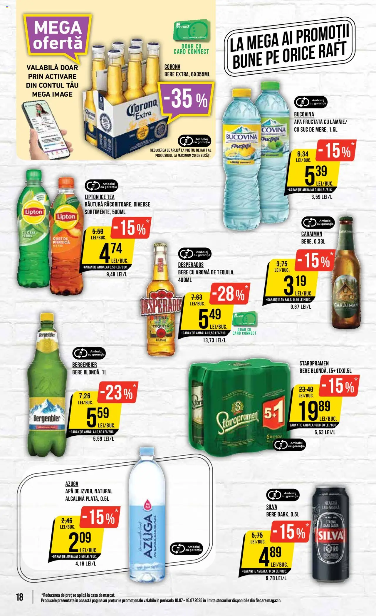 Catalog Mega Image 10 - 15 Iulie 2025 | Pagina 18 | Produse: Eğitim çantaları, Suc, Plastik Kulübe, Apă