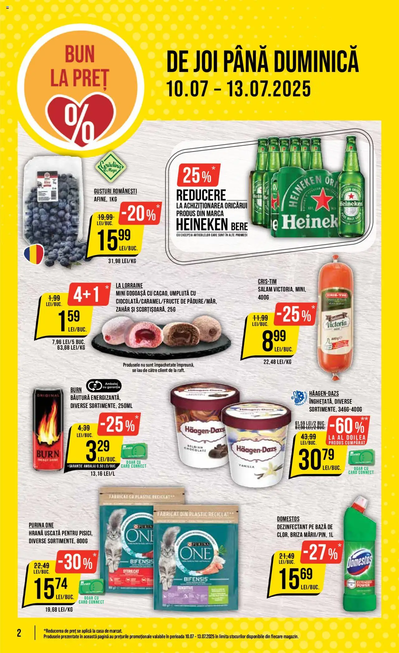Catalog Mega Image 10 - 15 Iulie 2025 | Pagina 2 | Produse: Divan, Salam, Bere, Zahăr
