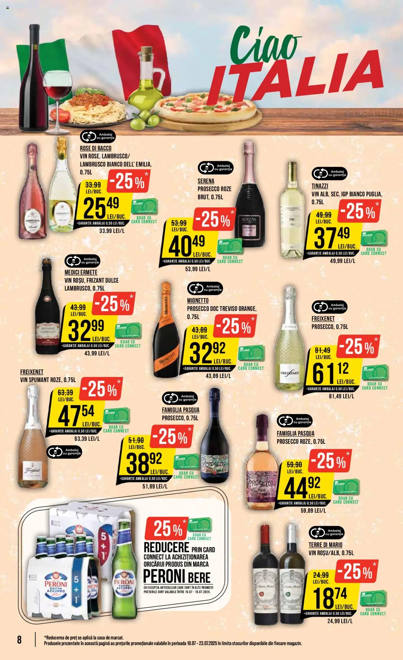 Catalog Mega Image 10 - 15 Iulie 2025 | Pagina 8 | Produse: Prosecco, Vin, Bere