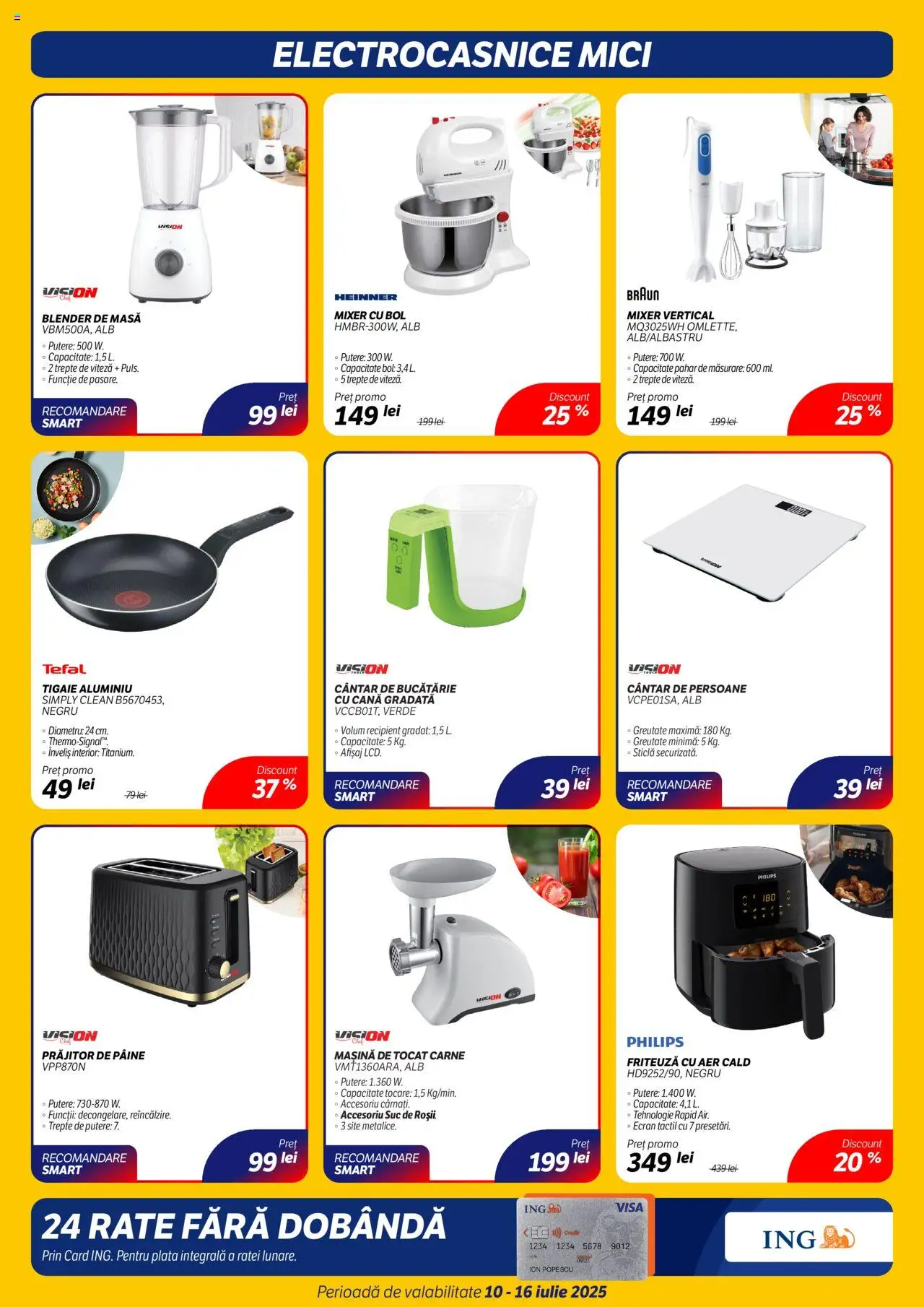 Catalog Flanco 10 - 15 Iulie 2025 | Pagina 11 | Produse: Mașină de tocat, Friteuză, Mici, Suc