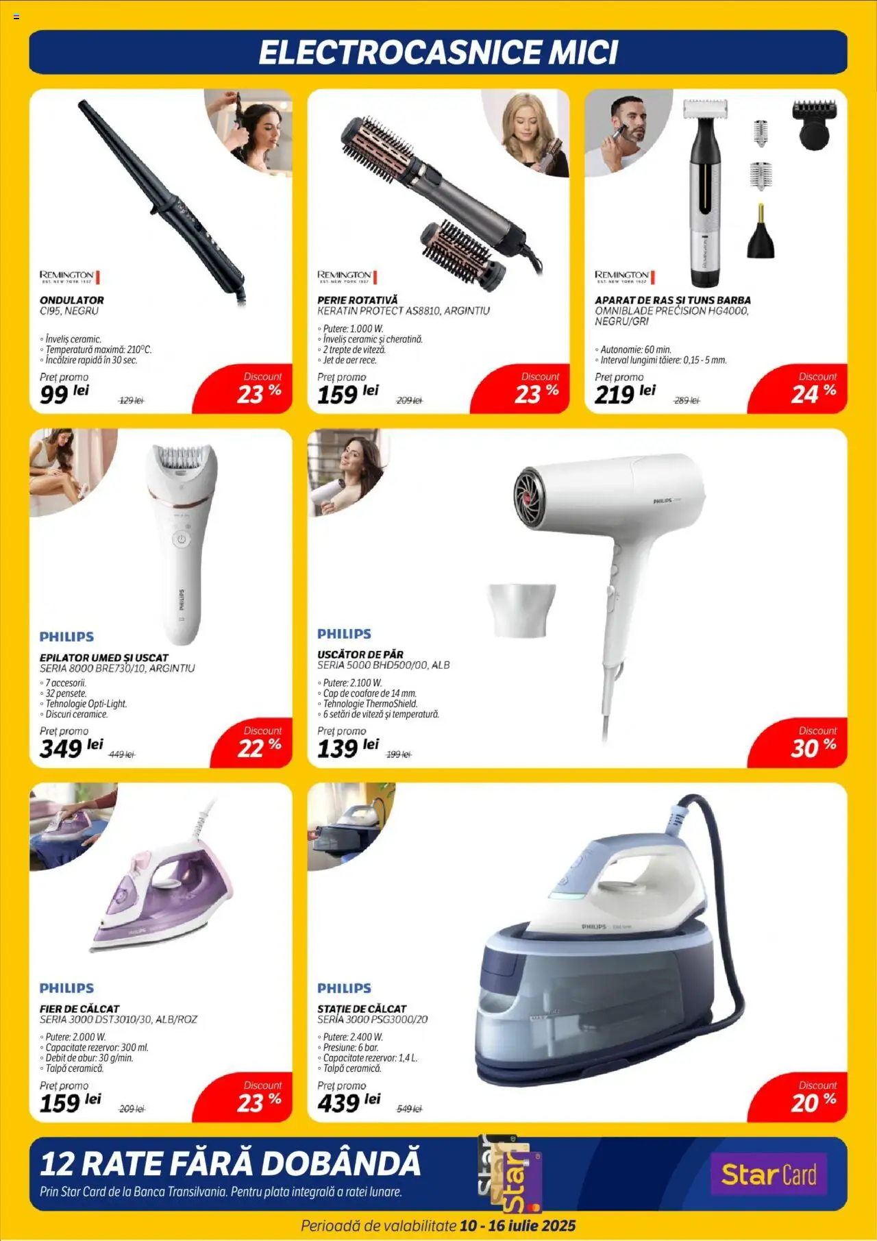 Catalog Flanco 10 - 15 Iulie 2025 | Pagina 12 | Produse: Fier de călcat, Aparat De Ras, Bancă, Mici